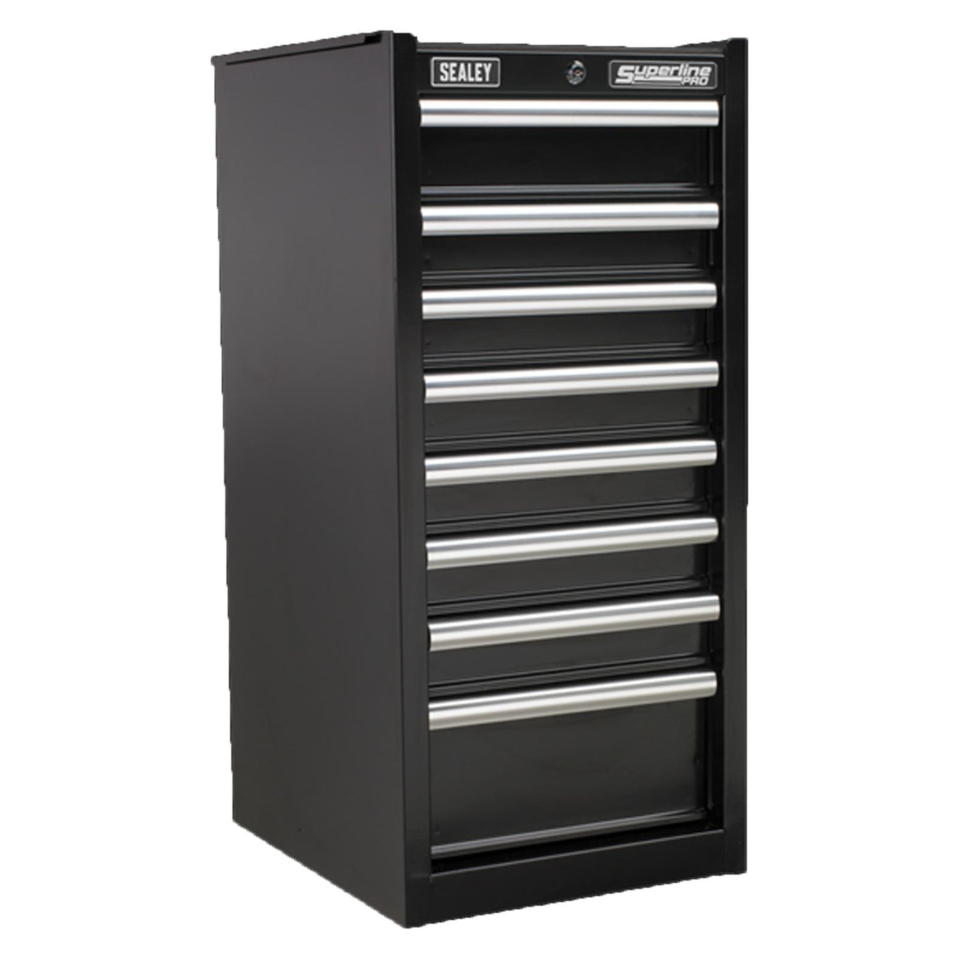 Sealey AP33589B Hang-on Chest 8 Drawer With Ball Bearing Slides - Black