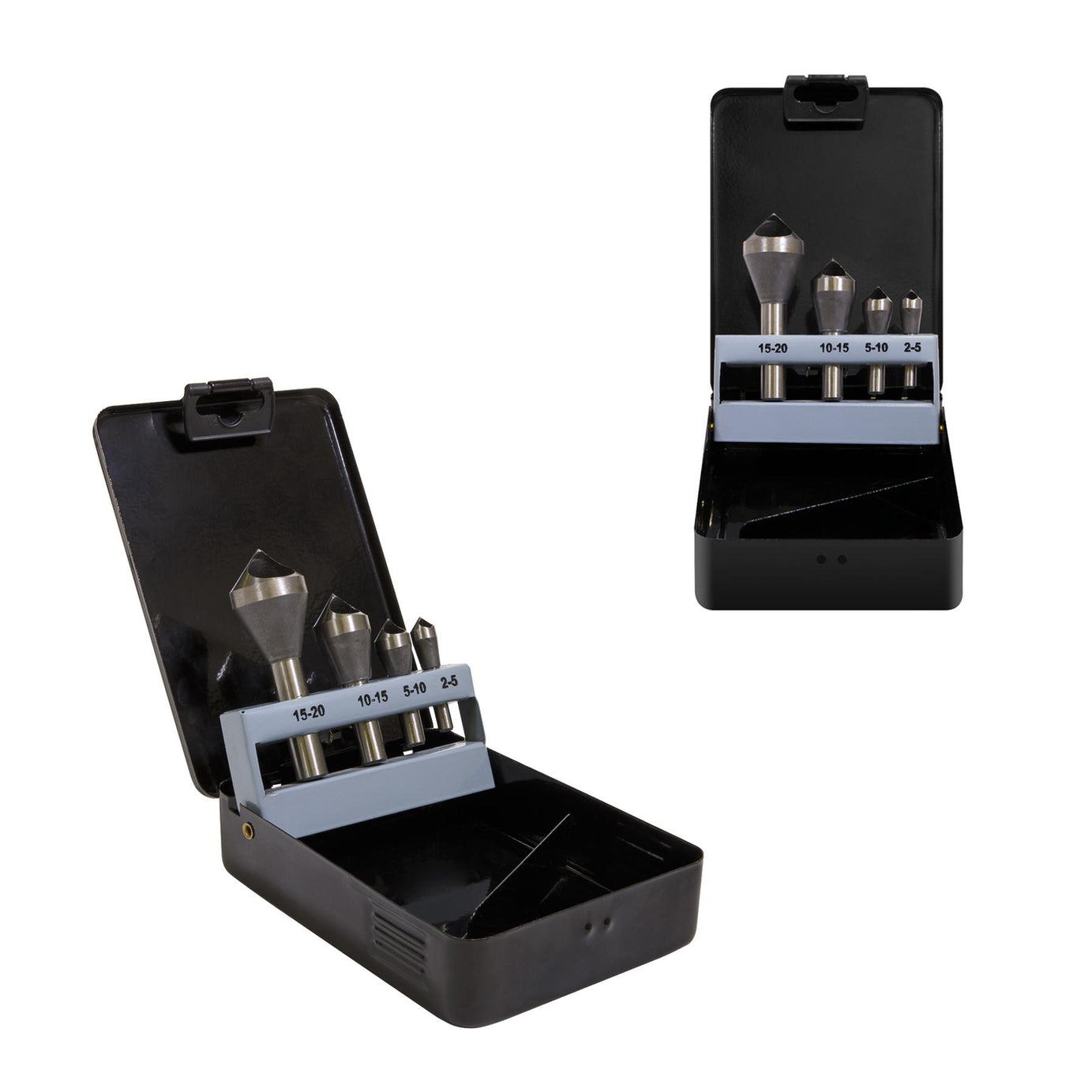 Sealey Slotted Deburring Countersink Drill Bit Set 4pc 90°