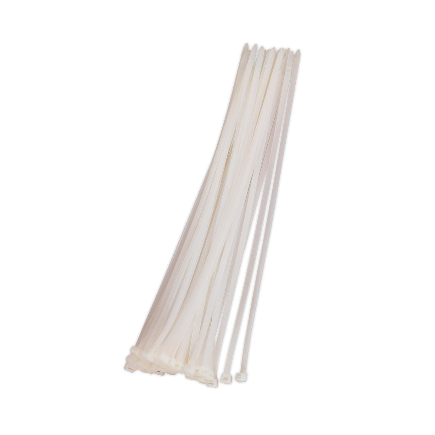 Sealey Cable Tie 450 x 7.6mm White Pack of 50