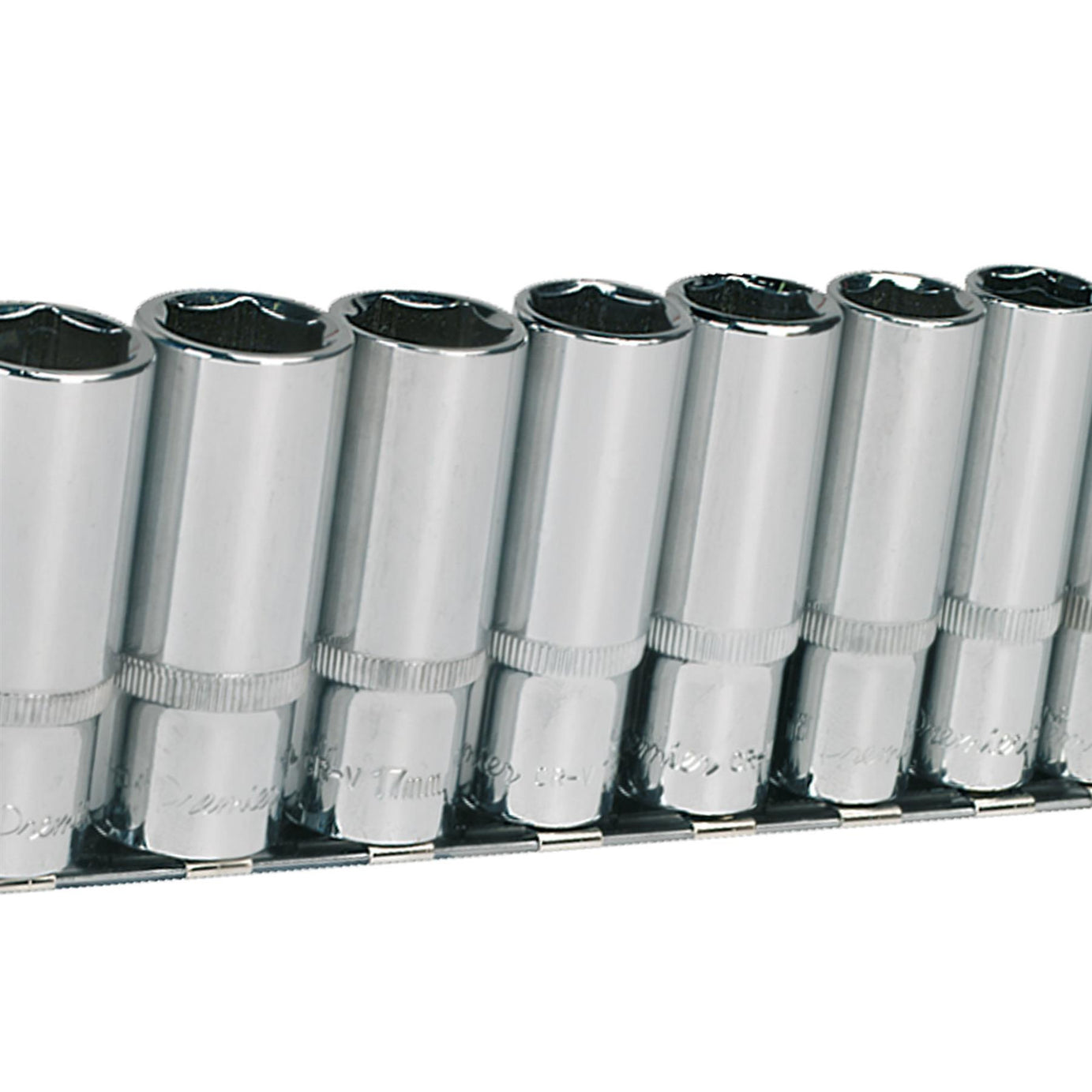 Sealey Socket Set 12pc 3/8"Sq Drive 6pt Deep WallDrive Metric