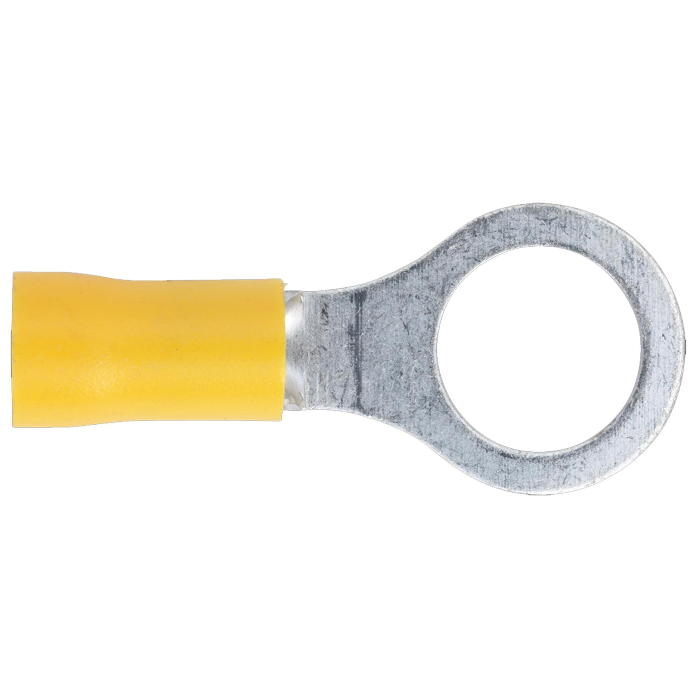 Easy-Entry Ring Terminal 10.5mm (3/8") Yellow Pack of 100 Sealey