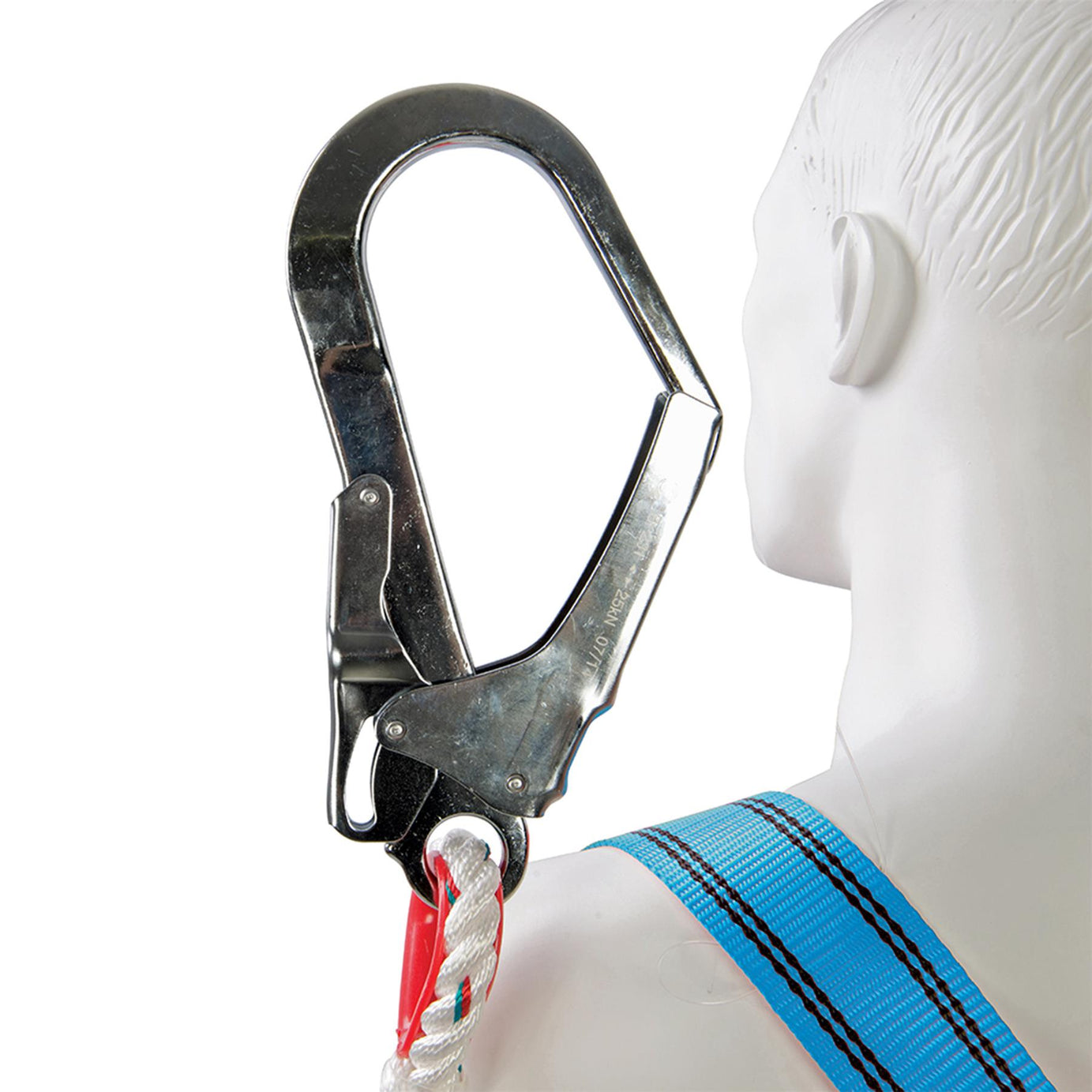 Safety Harness + Lanyard Restraint Kit & Bag Karabiners Lanyard