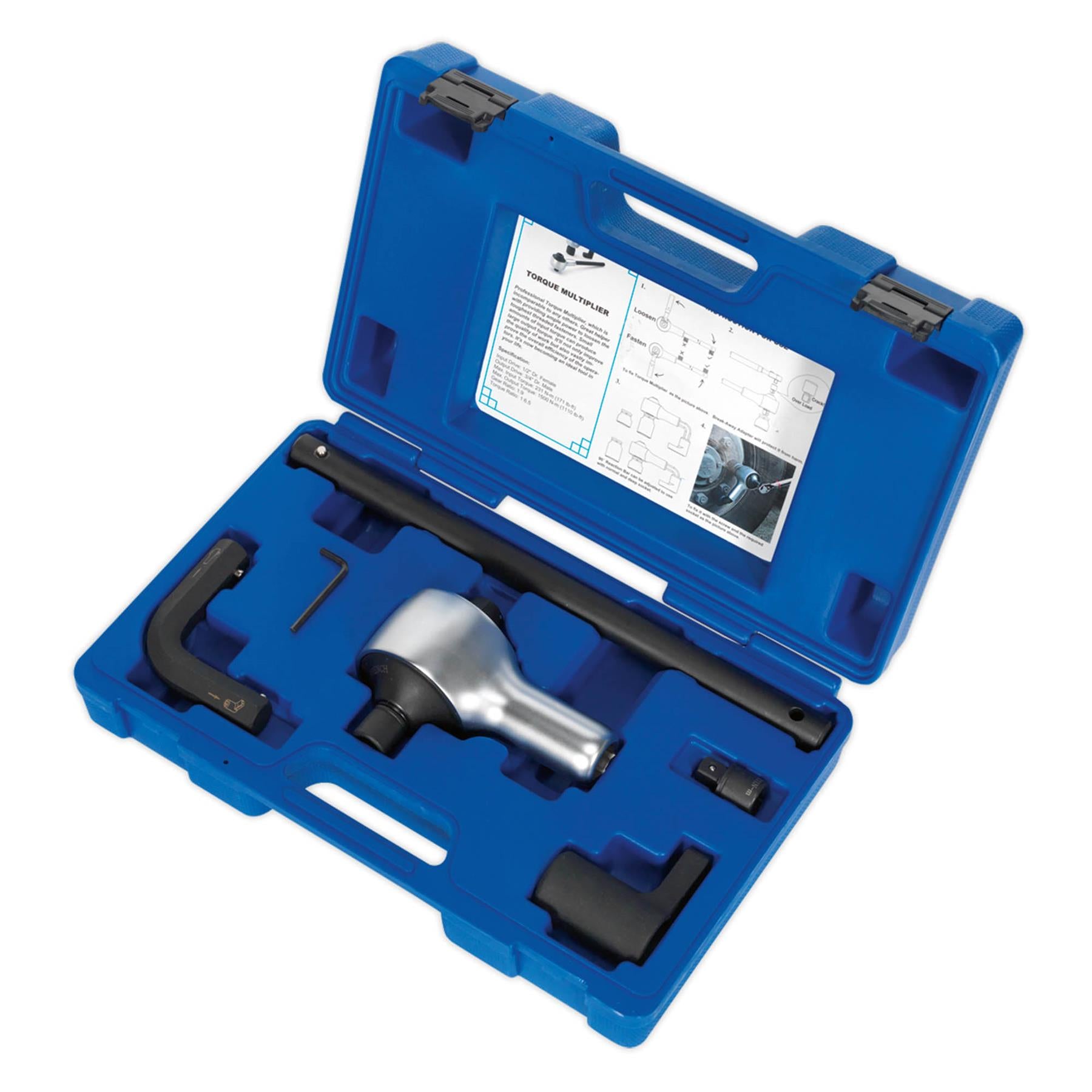 Sealey Torque Multiplier Set 7pc 1/2"-3/4"Sq Drive