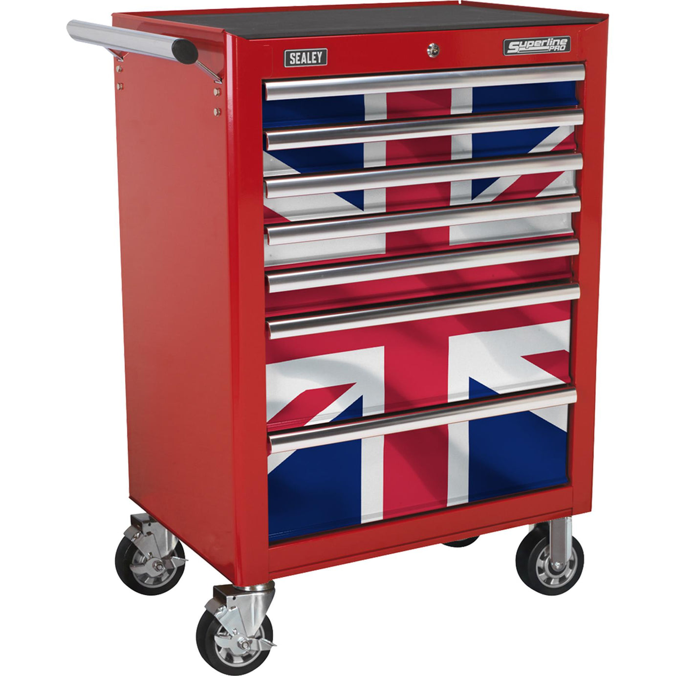 Sealey Union Jack Graphics 7 Drawer Rollcab Kit