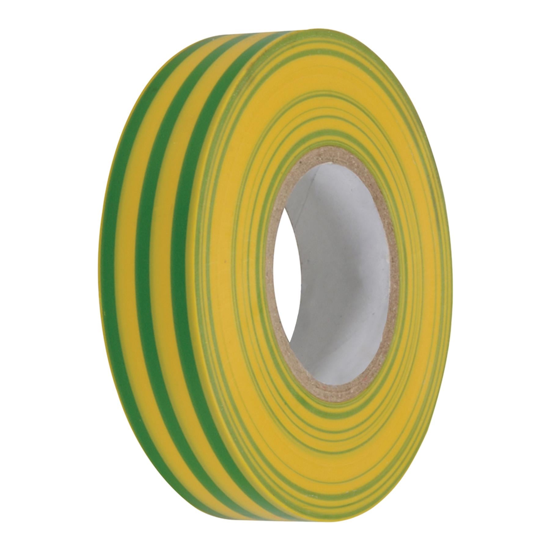 1 x PVC Insulation Electrical Tape Flame Retardent Green & Yellow