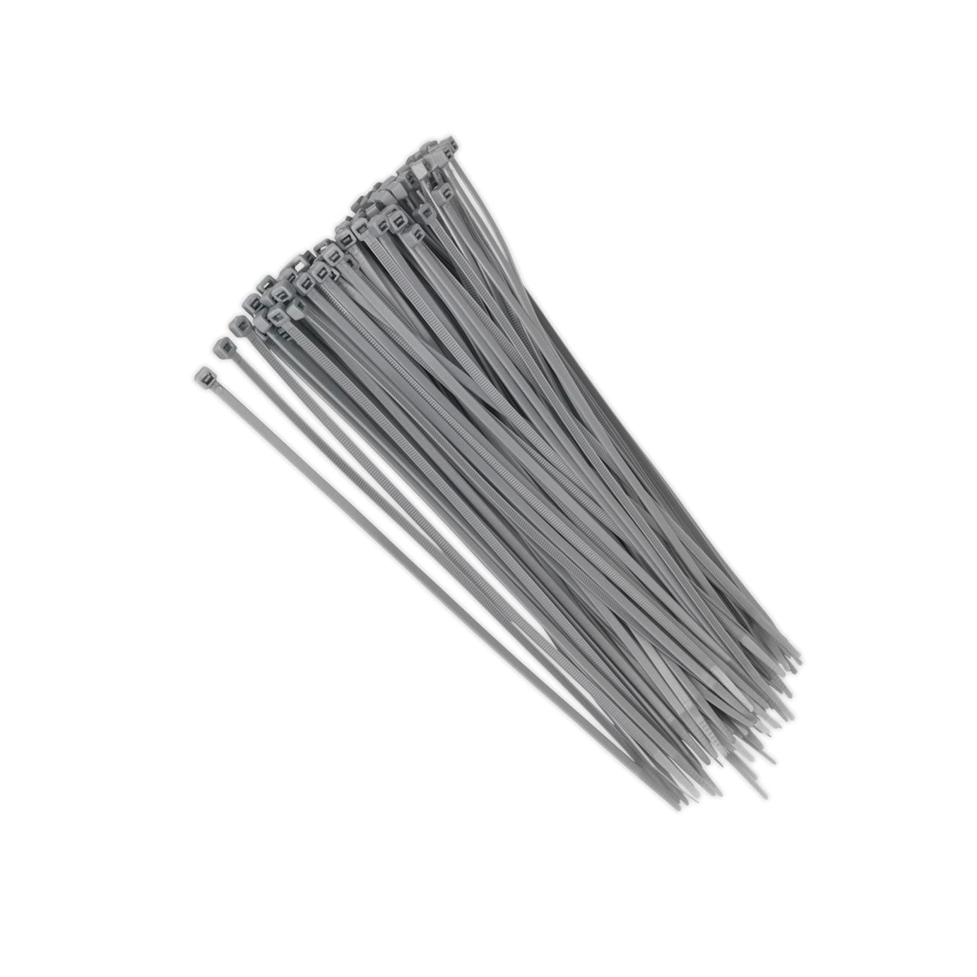 Sealey Cable Tie 300 x 4.8mm Silver Pack of 100