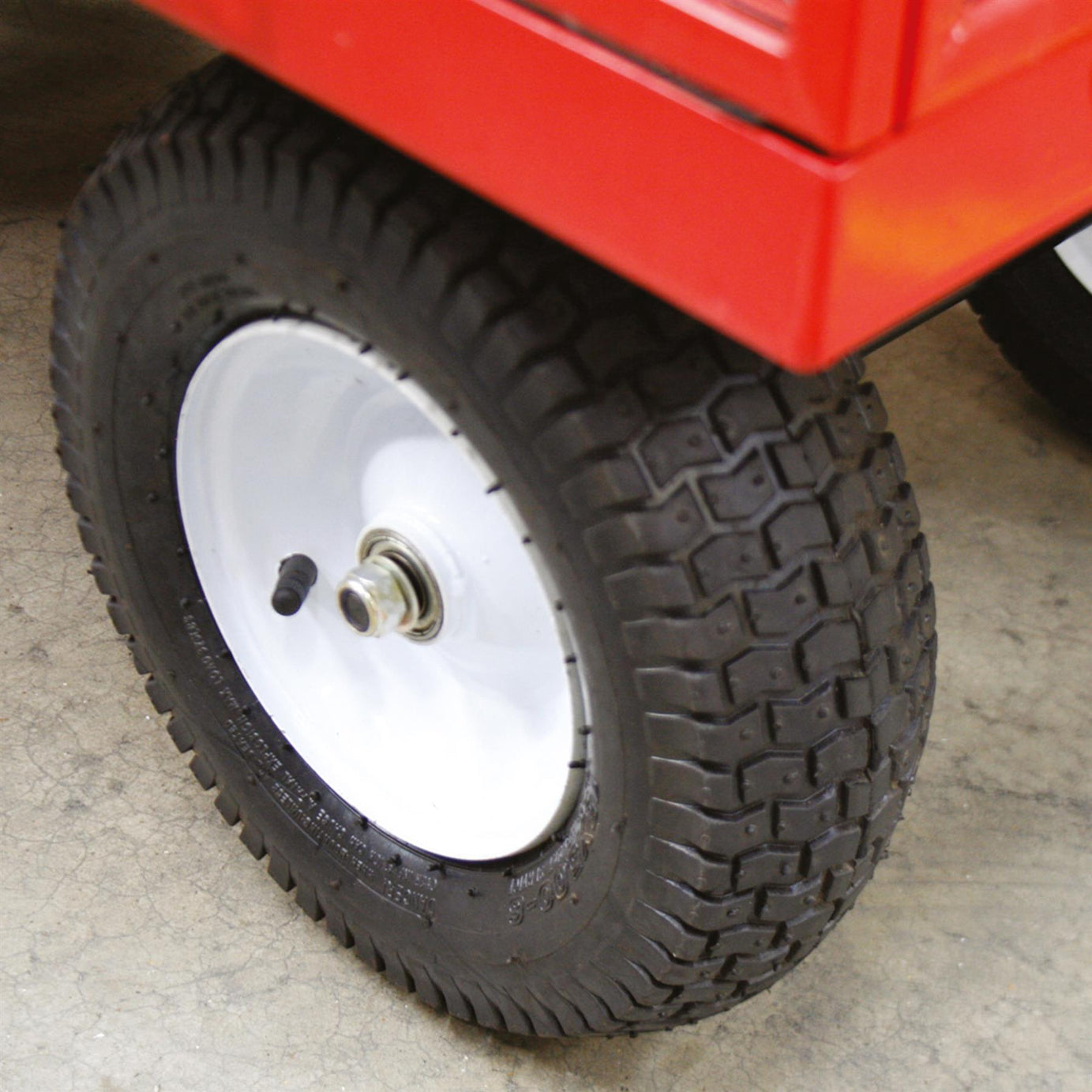 Sealey Platform Truck with Sides Pneumatic Tyres 450kg Capacity