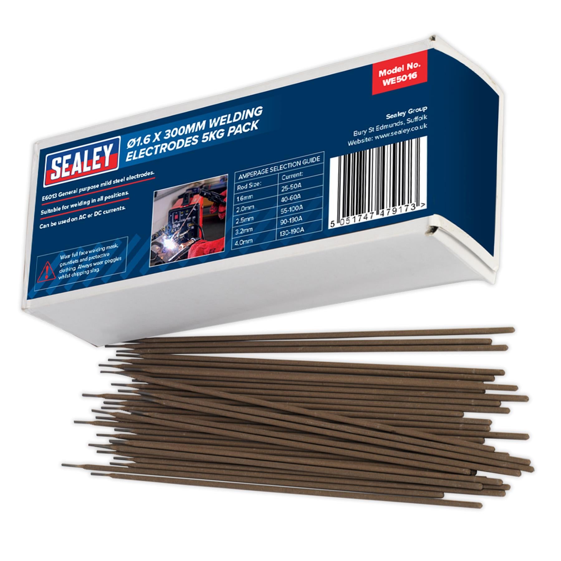 Sealey Welding Electrodes �1.6 x 300mm 5kg Pack