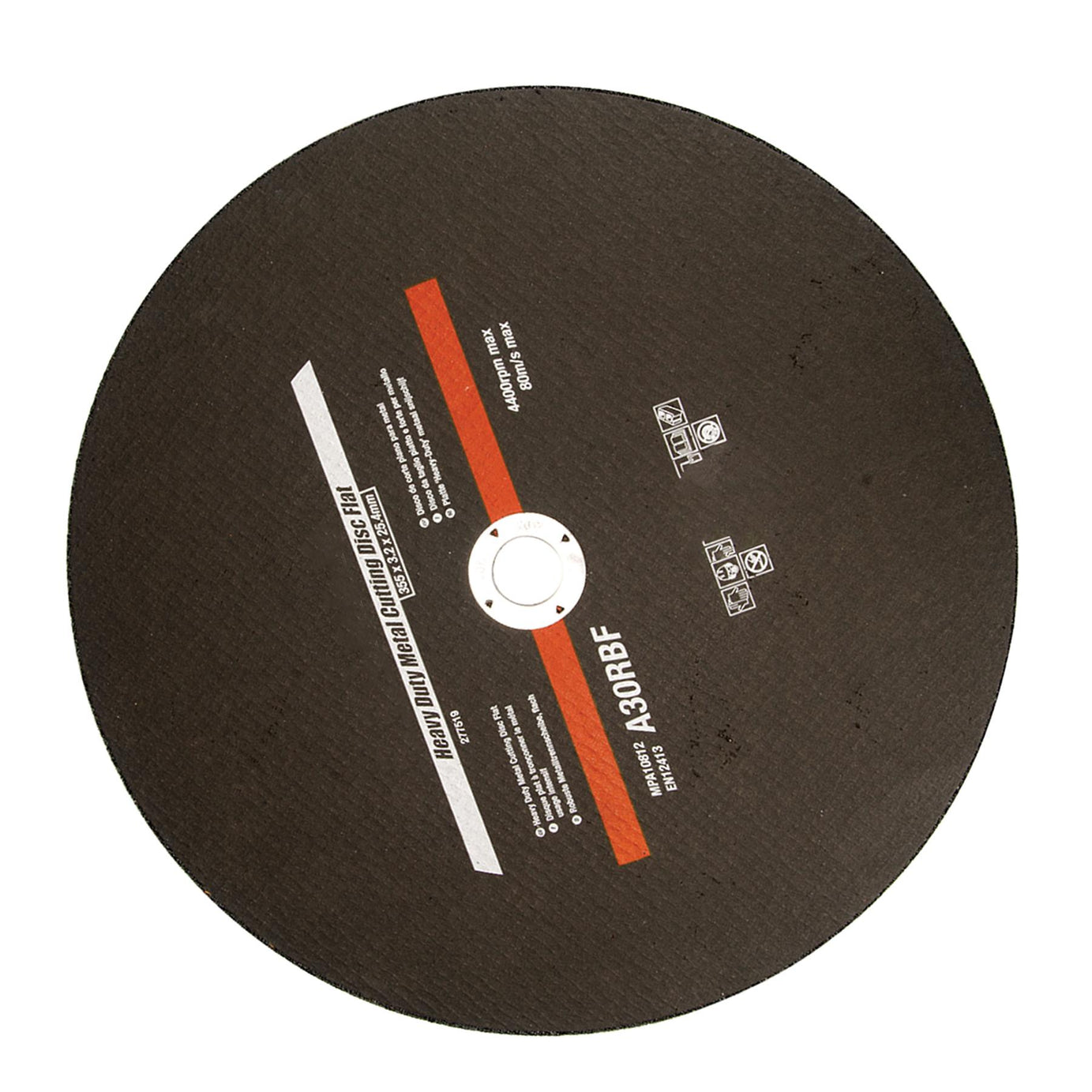 Heavy Duty Metal Cutting Disc Flat 355 x 3.2 x 25.4mm Angle Grinder  Long life