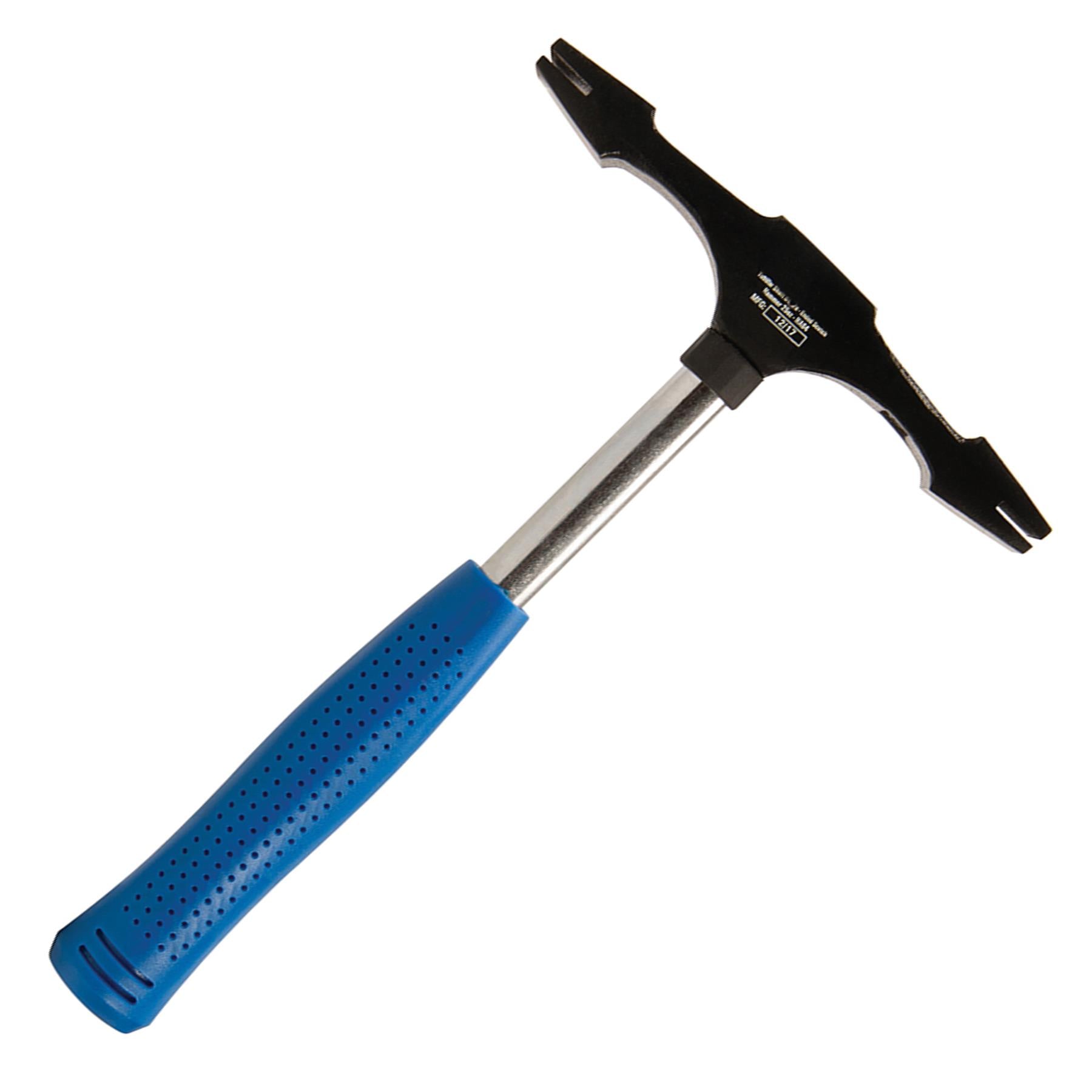 Tubular Shaft Double-Ended Scutch Hammer 25Oz (709G) Forged Powder-Coated Steel