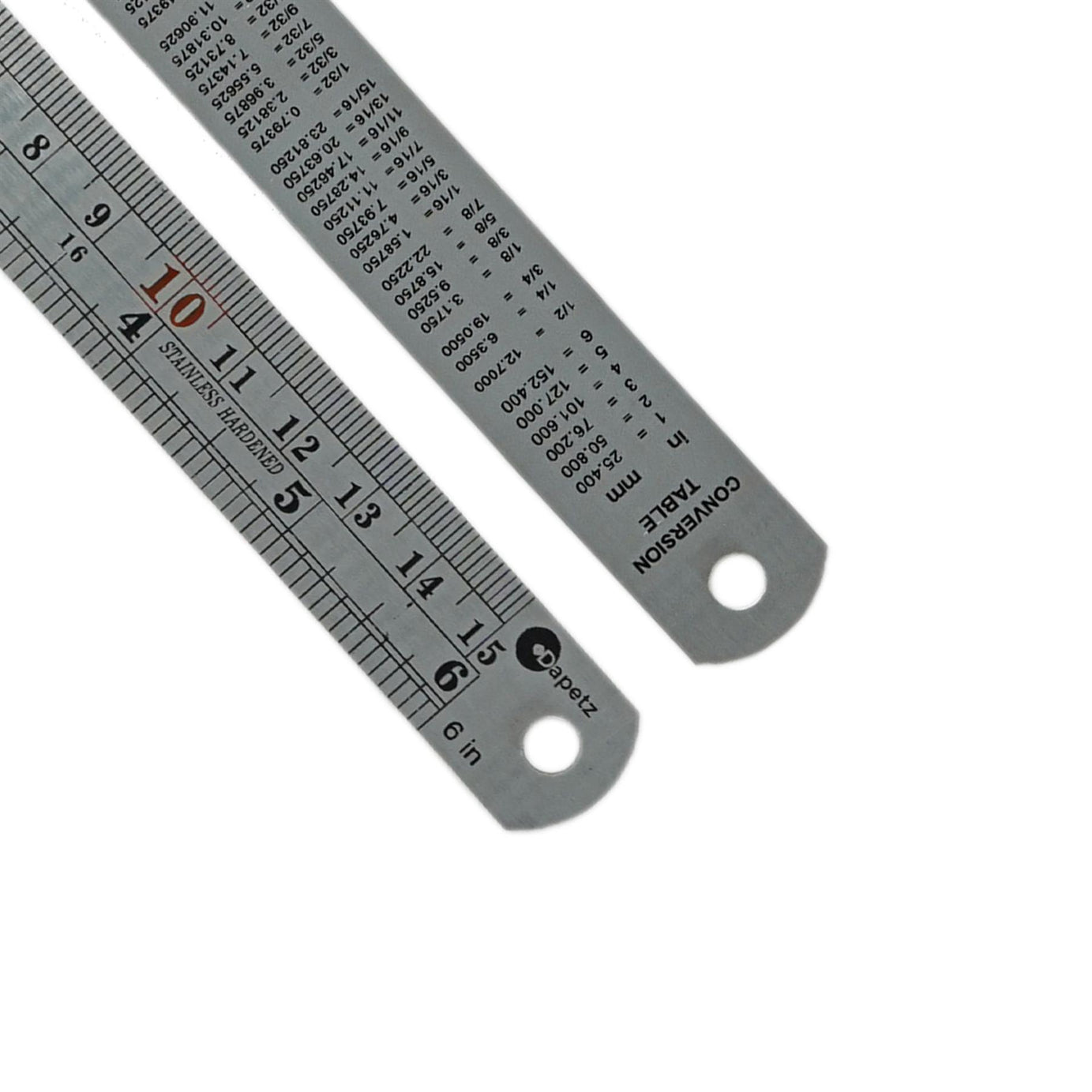 Steel Ruler 150mm Metric Imperial Building Engineering Ruler Worskshop ...