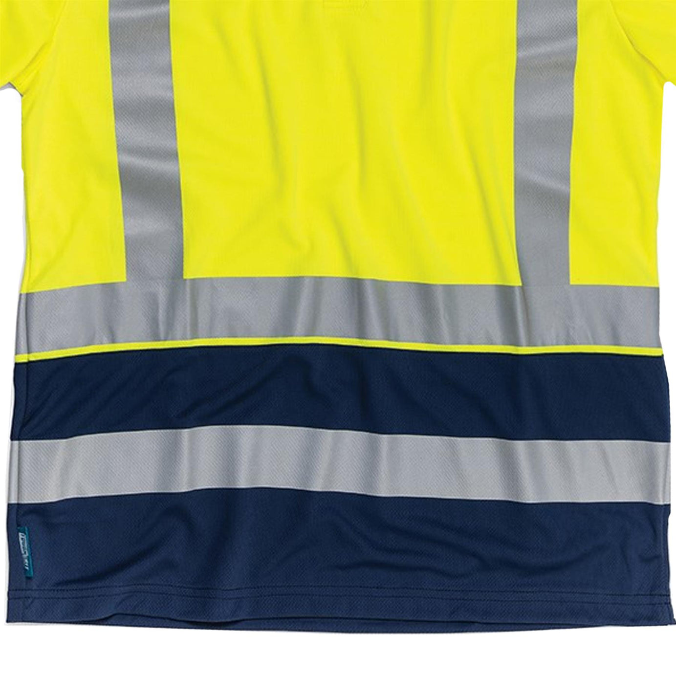 Tough Grit Hi-vis 2-tone Polo Shirt High Visibility Reflective Tape Safety XXL