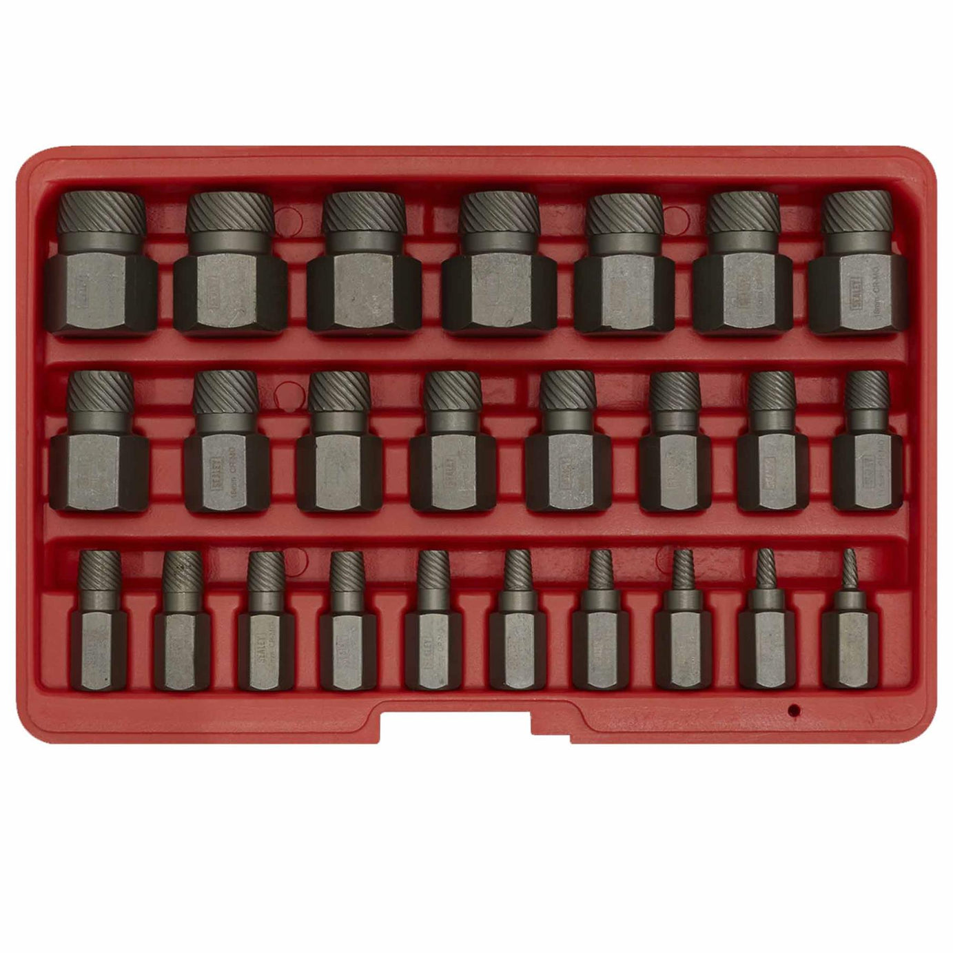 Sealey Multi Spline Screw Extractor Set 25pc