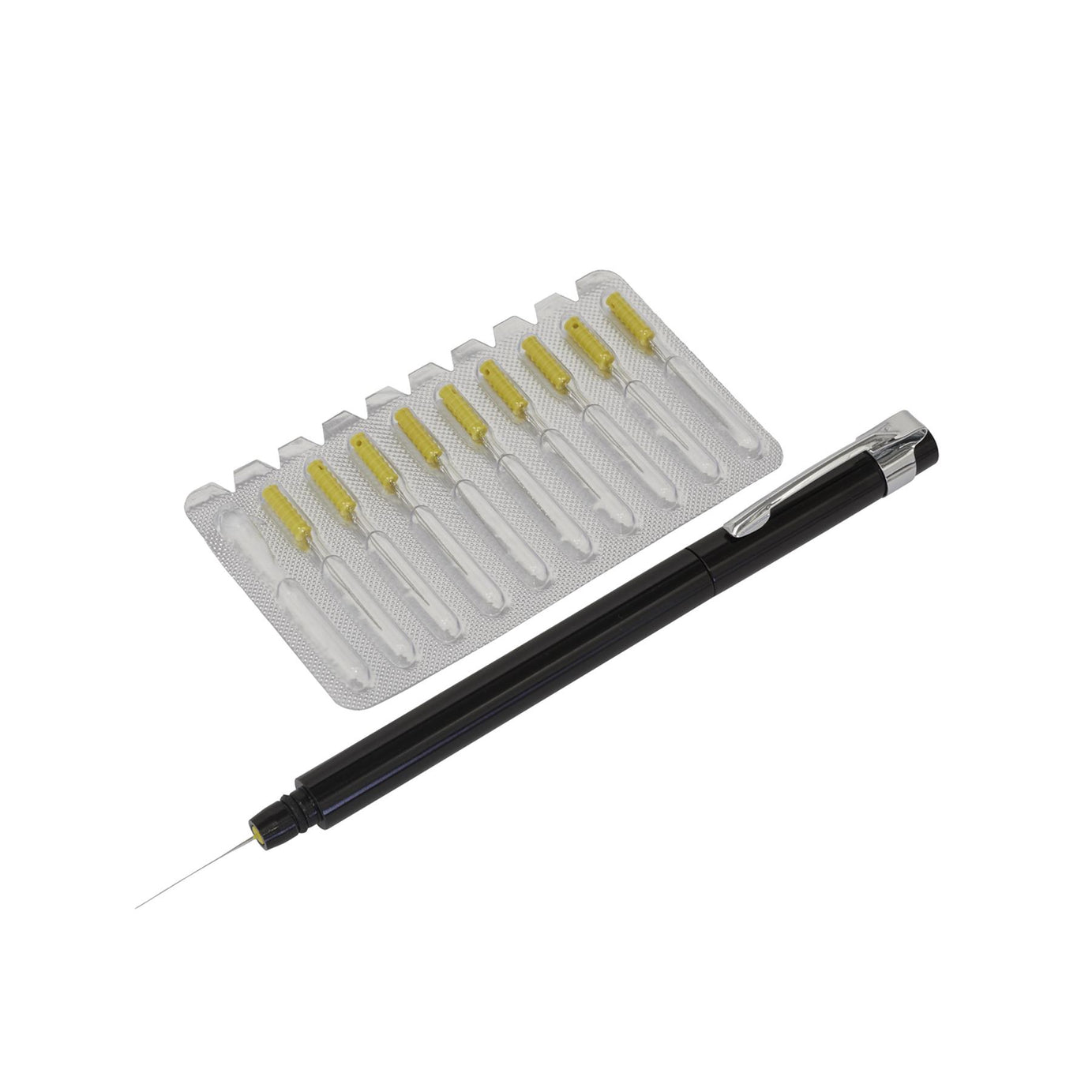 Sealey Paint Dirt Removal Pen with Needle Set Aluminium Pen