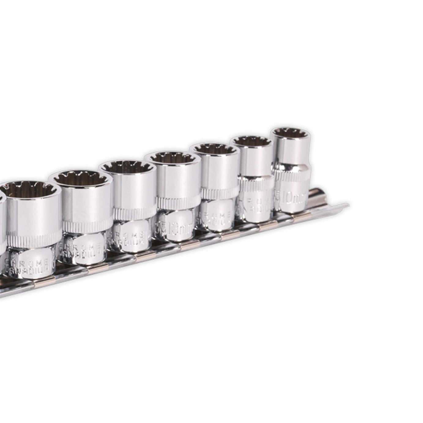Sealey Socket Set 11pc 3/8"Sq Drive Total Drive