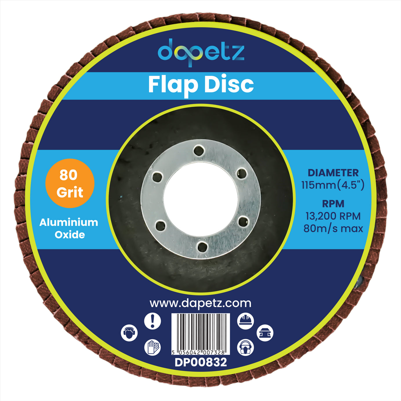 20x Flap Discs 115mm