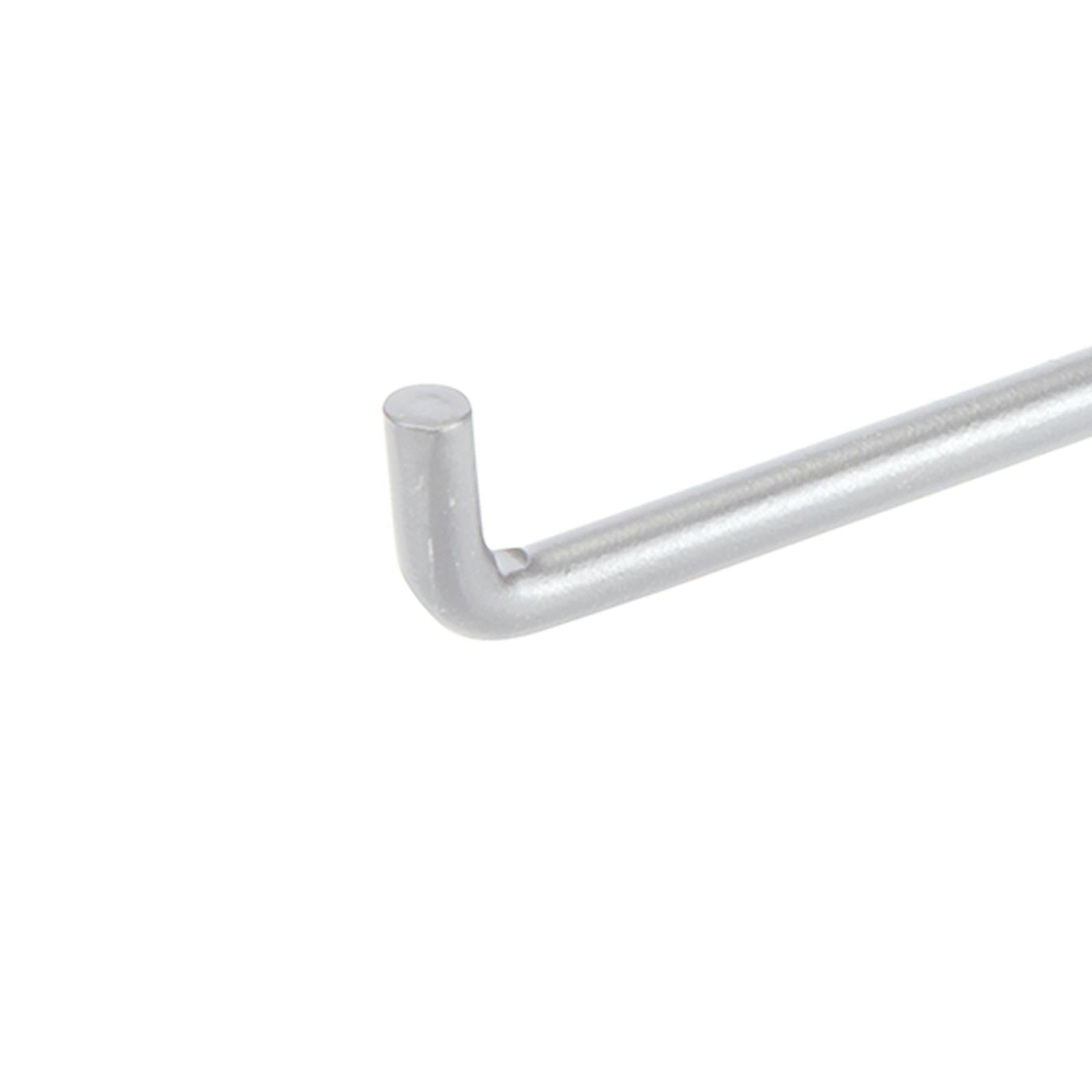 Manhole Cover Key Bent 200mm Heavy Duty, Zinc-Plated Carbon Steel New