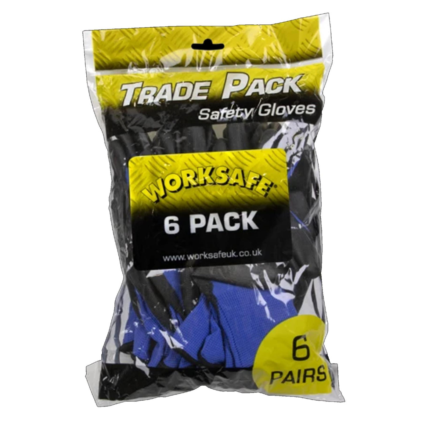 Sealey Lightweight Precision Grip Gloves (Large) - Pack of 6 Pairs
