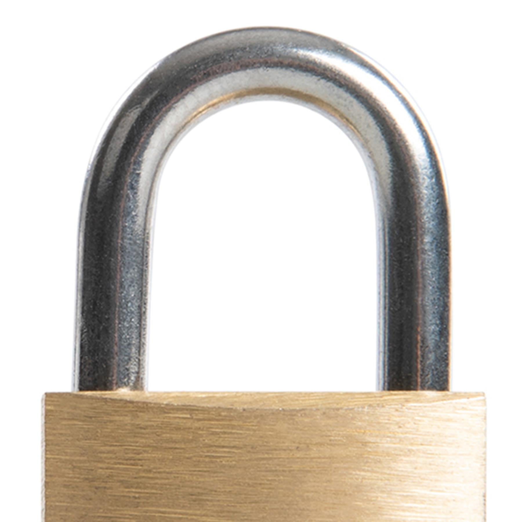 20mm Brass Body Solid Chrome Plated Padlock Hardened Multi-Pin Tumbler Lock