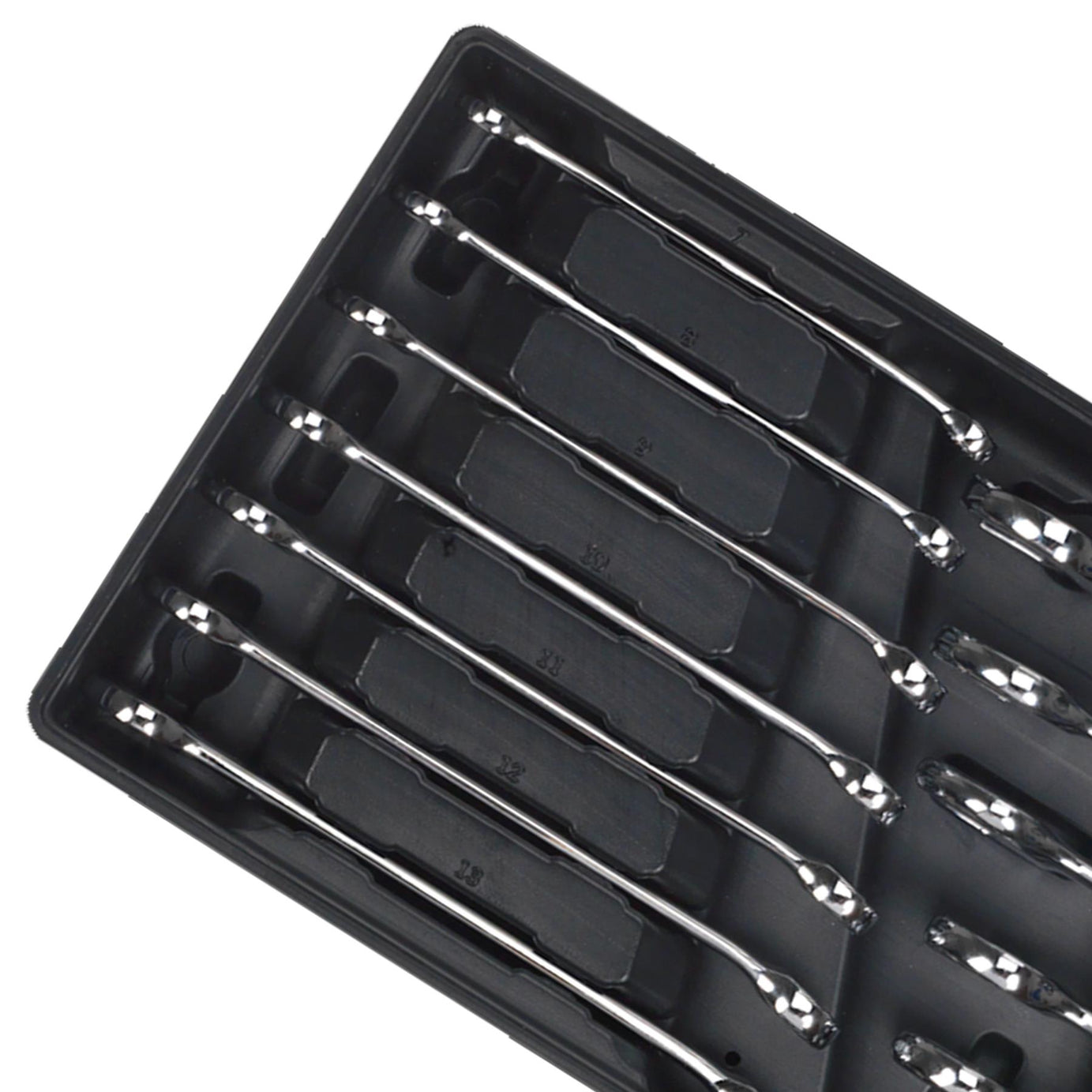Sealey Tool Tray with Combination Spanner Set 13pc Metric