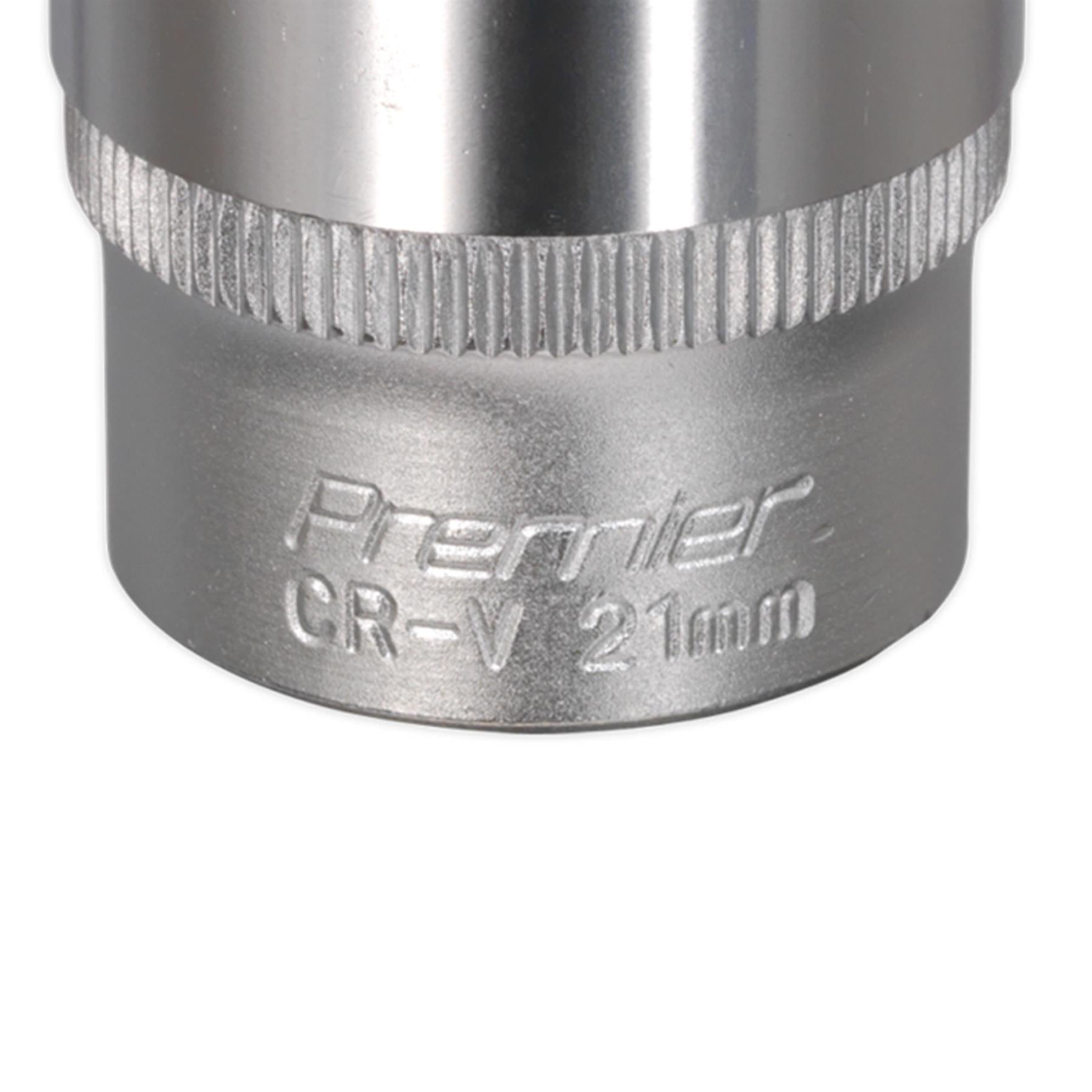 Sealey WallDrive Socket 21mm 3/8"Sq Drive