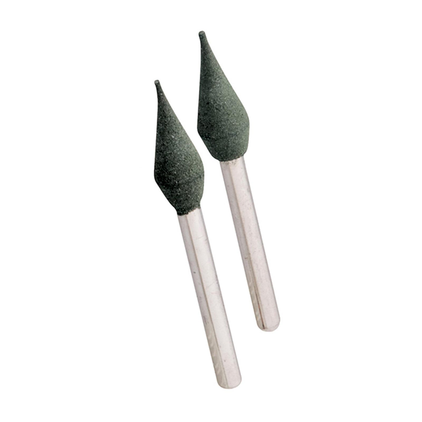 6Pc Pointed Rubber Polishing Rotary Tool Set + Mandrels 6mm Dremel Finishing