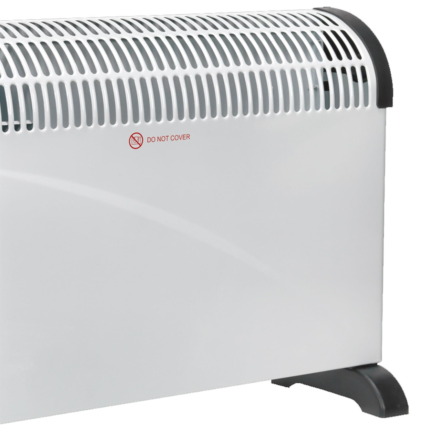 Sealey 2000W/230V Portable Electric Turbo Convector Heater Thermostat & Timer