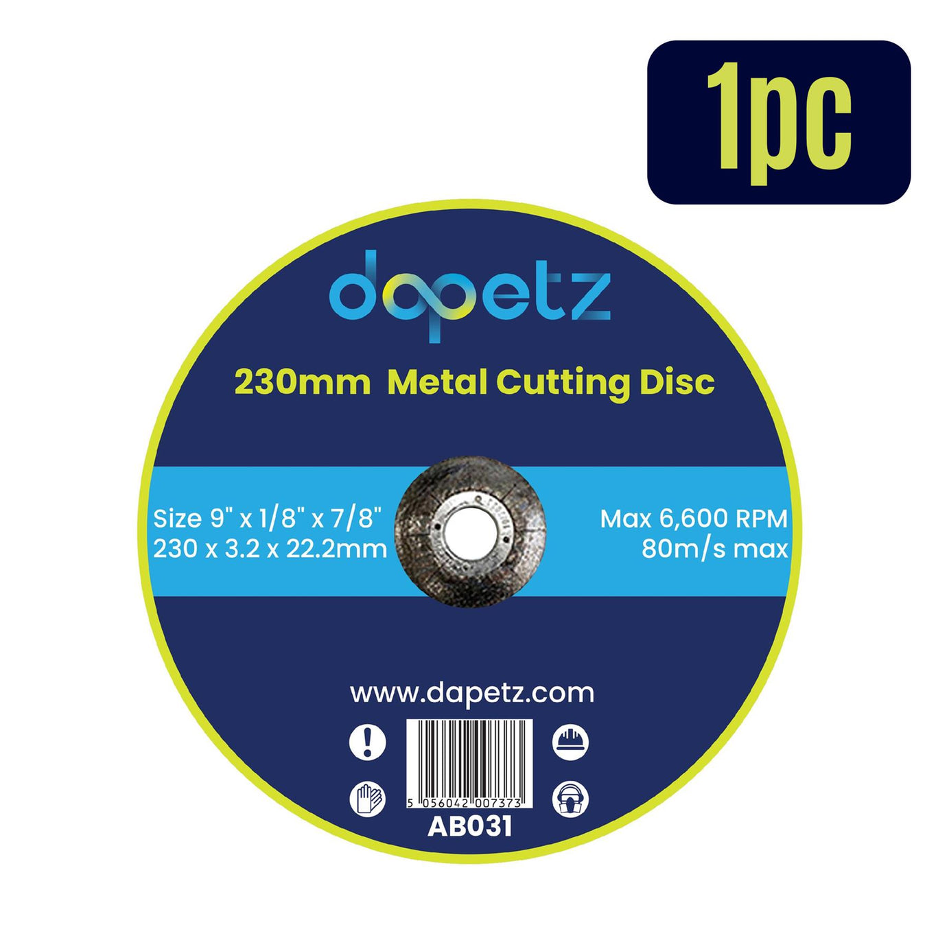 1x Metal Cutting Discs | Angle Grinder Disc Thin Stainless Steel 230mm