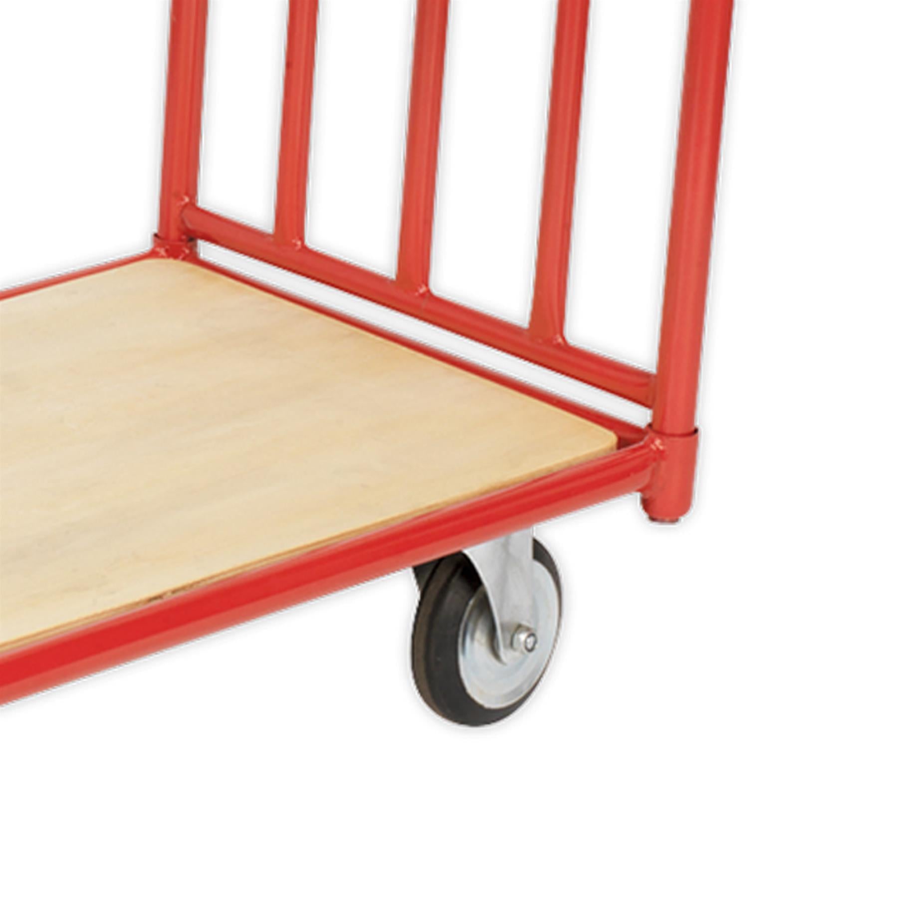 Sealey Platform Truck 250kg Capacity Heavy-Duty Tubular Steel Bumper