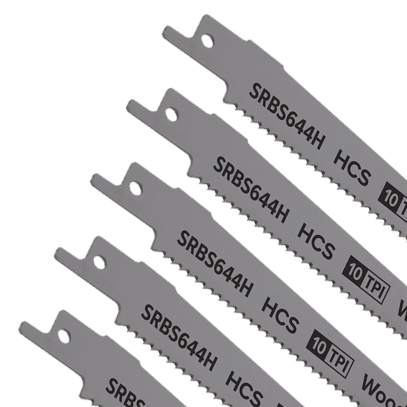 Sealey Reciprocating Saw Blade Clean Wood 150mm 10tpi - Pack of 5