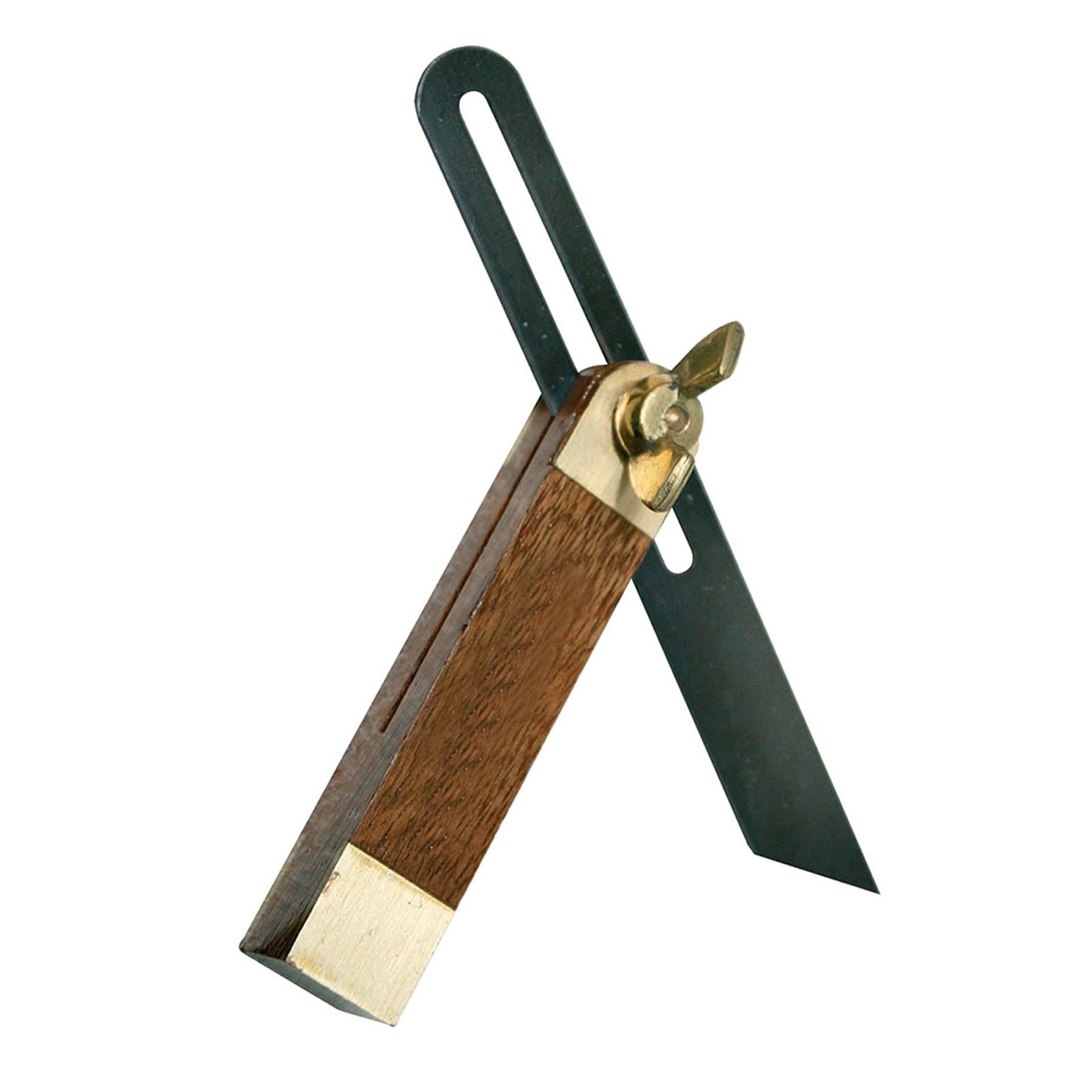 100mm Mini Adjustable Bevel Carpentry Miniature Tools With Solid Brass End Cap