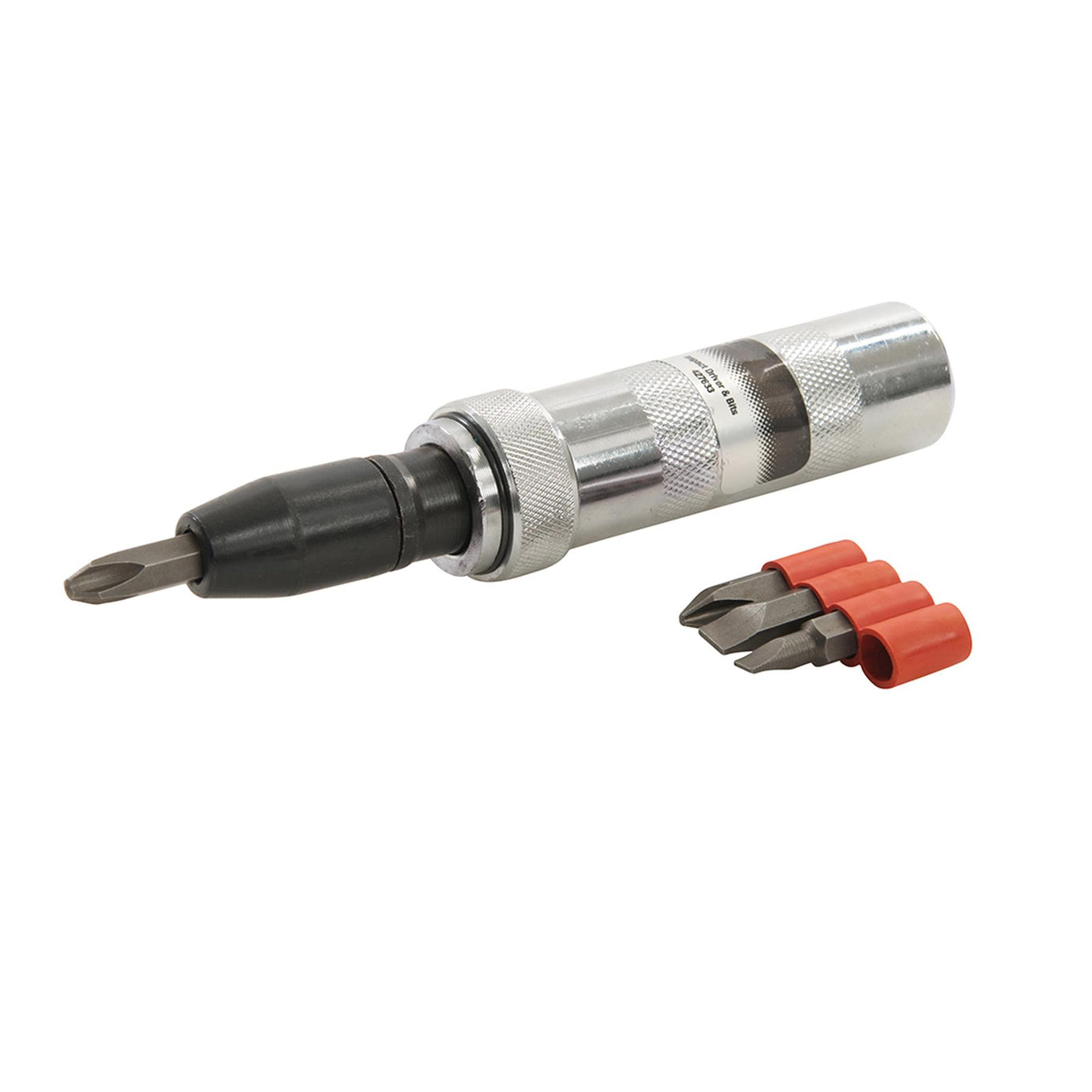 Reversible Impact Screwdriver & Driver Bits Slotted Crosshead Length170mm