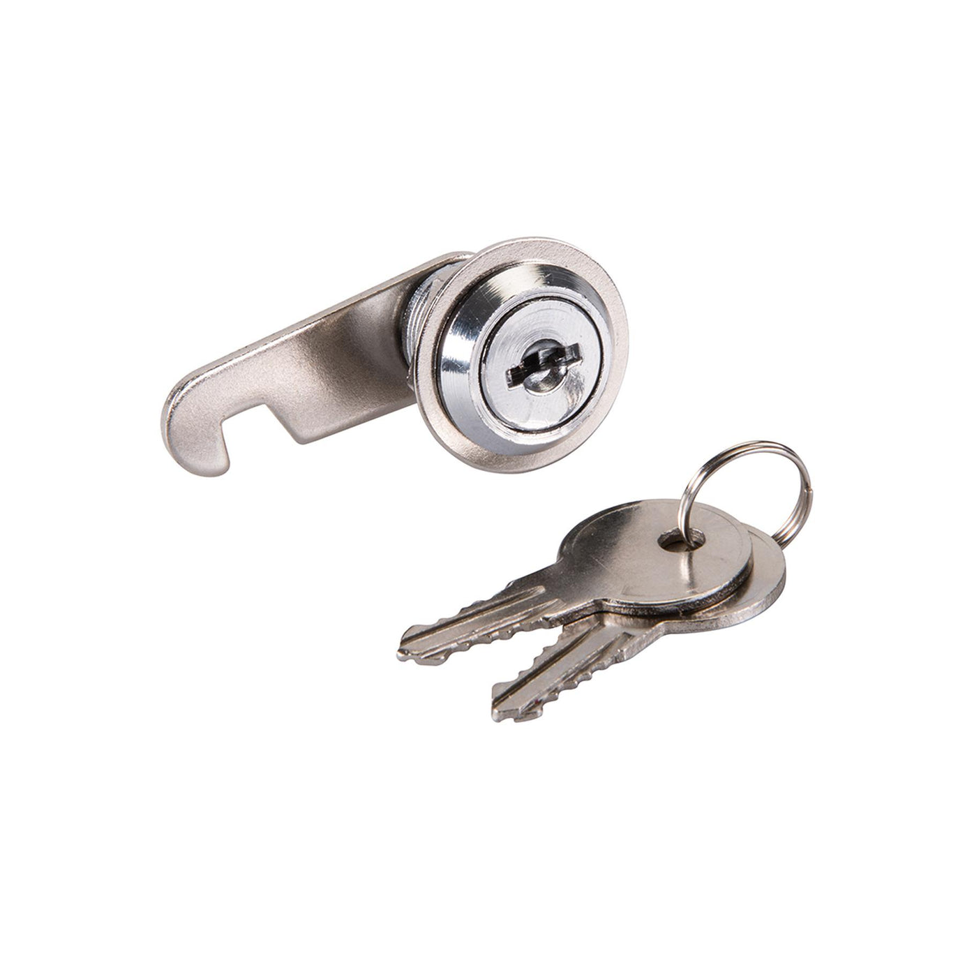 27mm Cam Lock For Filing Cabinet Mailbox Drawer Locker Secure Keys Nickel Plate