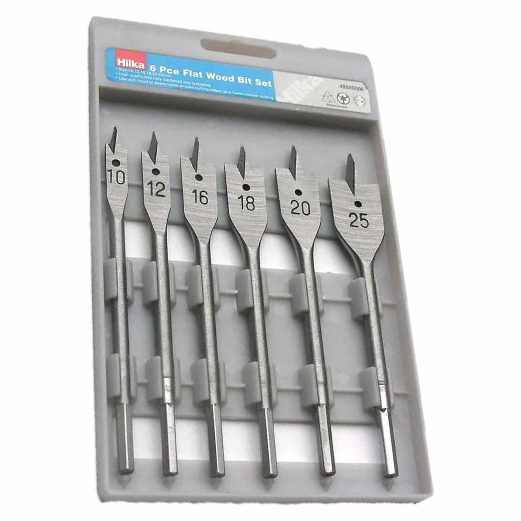 Hilka Flat Wood Bit Set