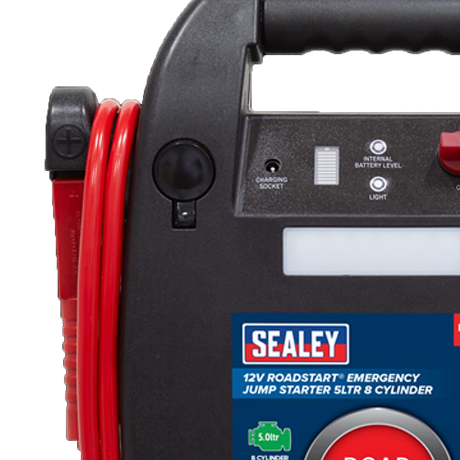 Sealey RoadStart Emergency Jump Starter 12V 5L 8-Cylinder RS103B