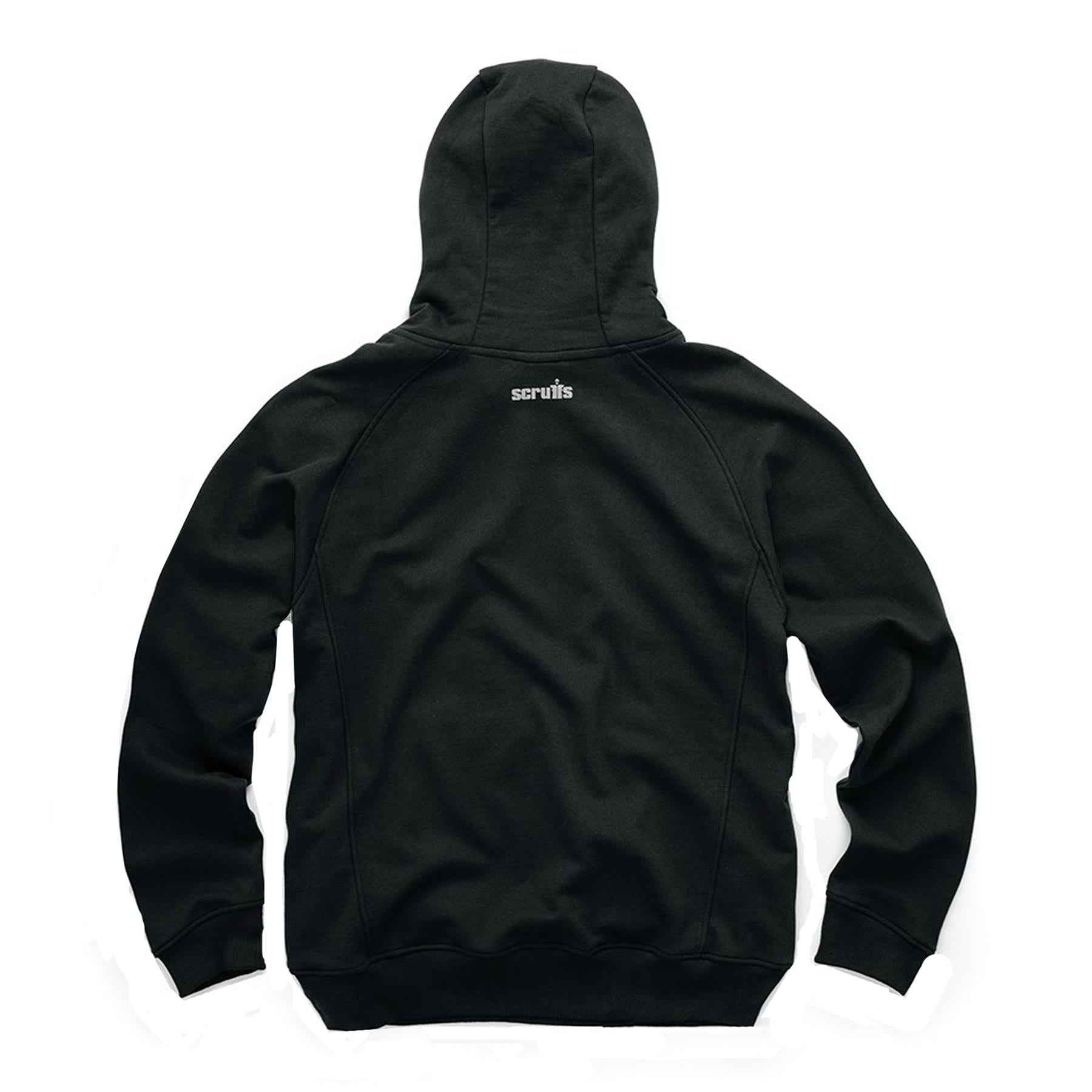 Scruffs Eco Hoodie Trade Work Hoodie Black Men's Hooded Jumper S