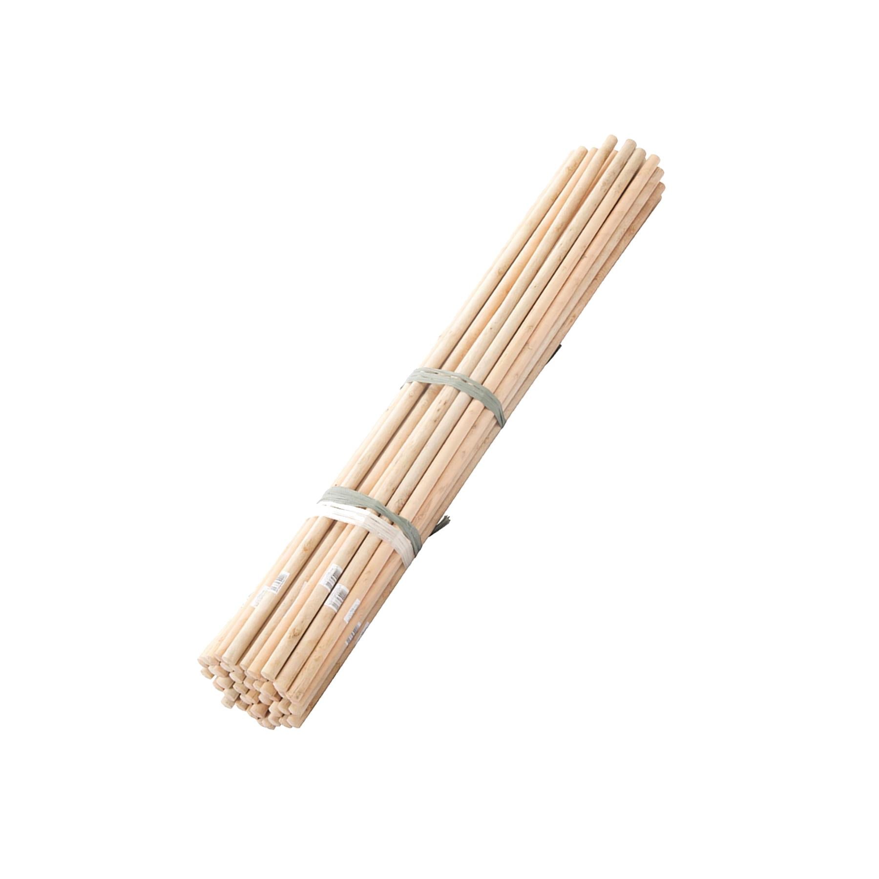 Dia 50Pce Broom Handles 4' X 15/16" Wooden Suitable For Larger Broom Heads