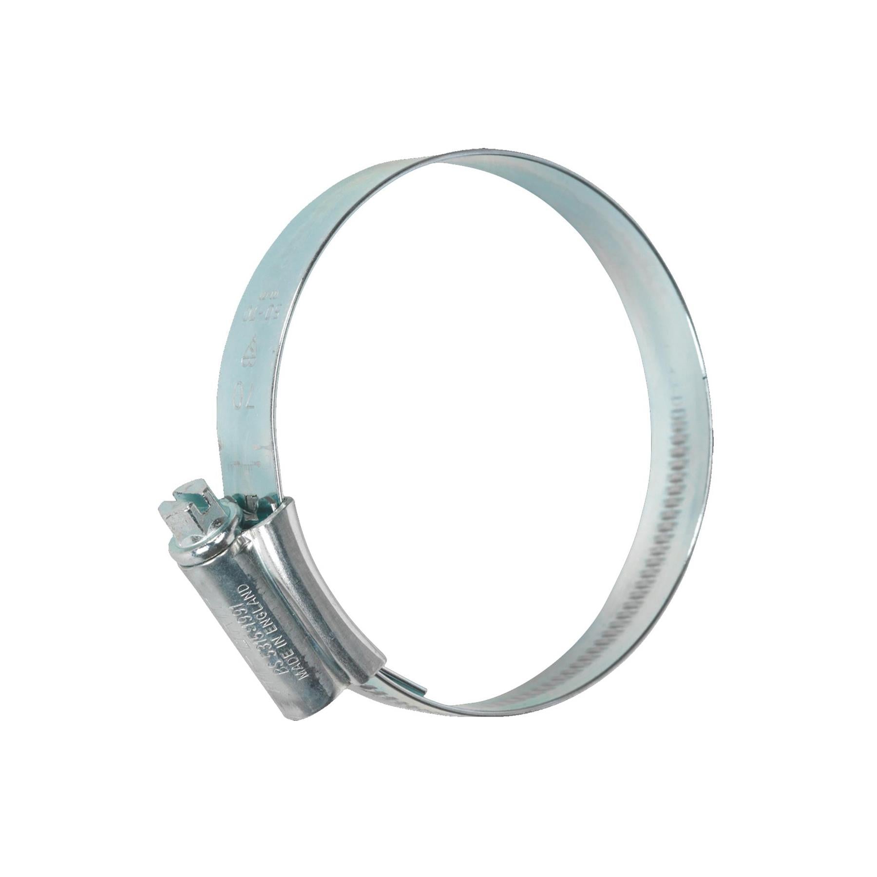 Sealey HI-GRIP Hose Clip Zinc Plated �55-70mm Pack of 10
