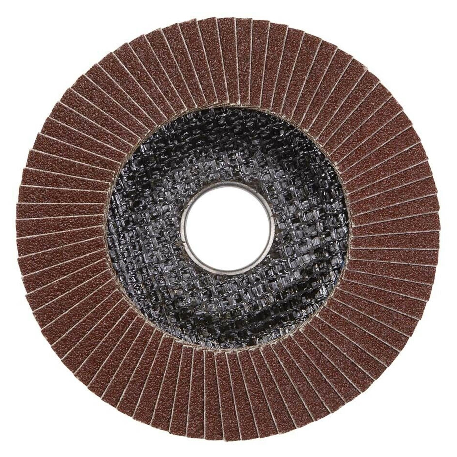 Sealey Flap Disc Aluminium Oxide 100mm 16mm Bore 120Grit