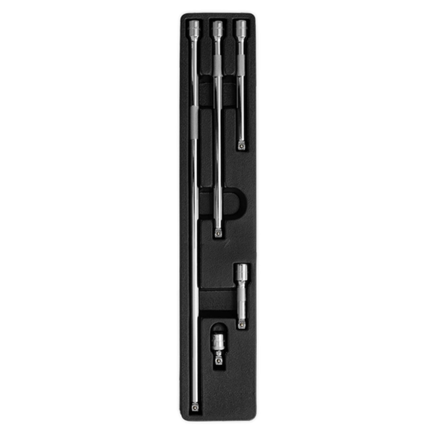 Sealey Wobble Extension Bar Set 5pc 3/8"Sq Drive