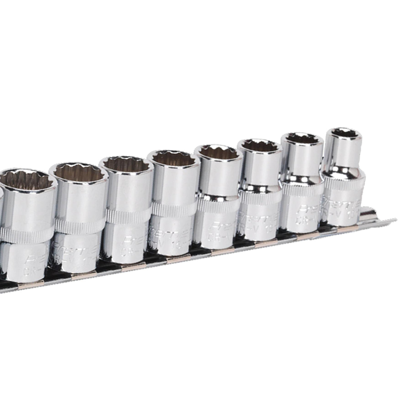Sealey Socket Set 12pc 1/2"Sq Drive 12pt WallDrive Metric