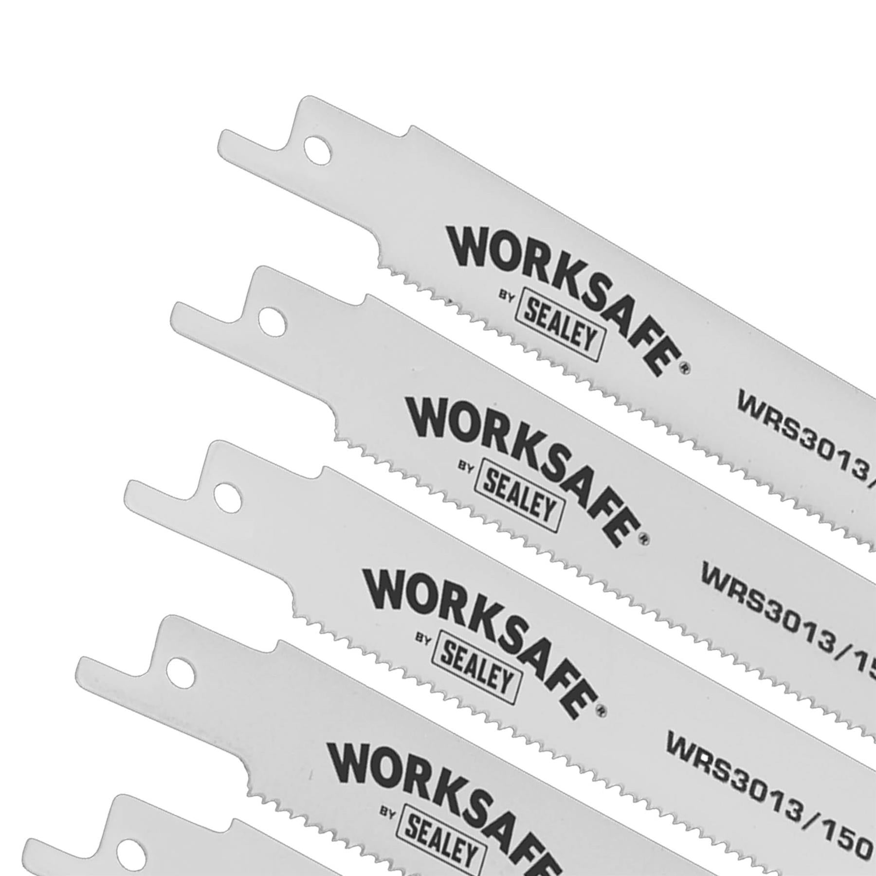 Sealey Reciprocating Saw Blade 150mm 14tpi - Pack of 5