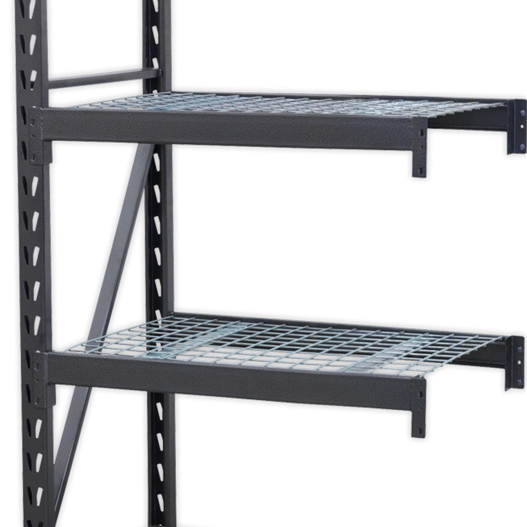 Sealey HD Racking Ext Pack with 4 Mesh Shelves 640kg Cap/Level