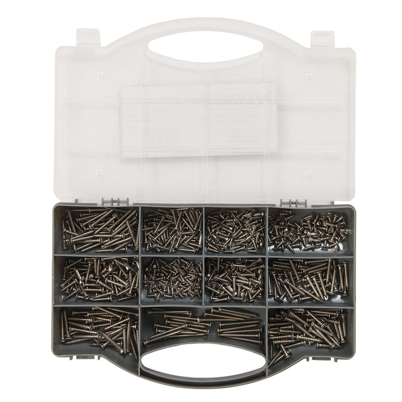 570Pce A2 Stainless Steel Self-Tappers Pack A2 Stainless Steel Pzd Countersunk