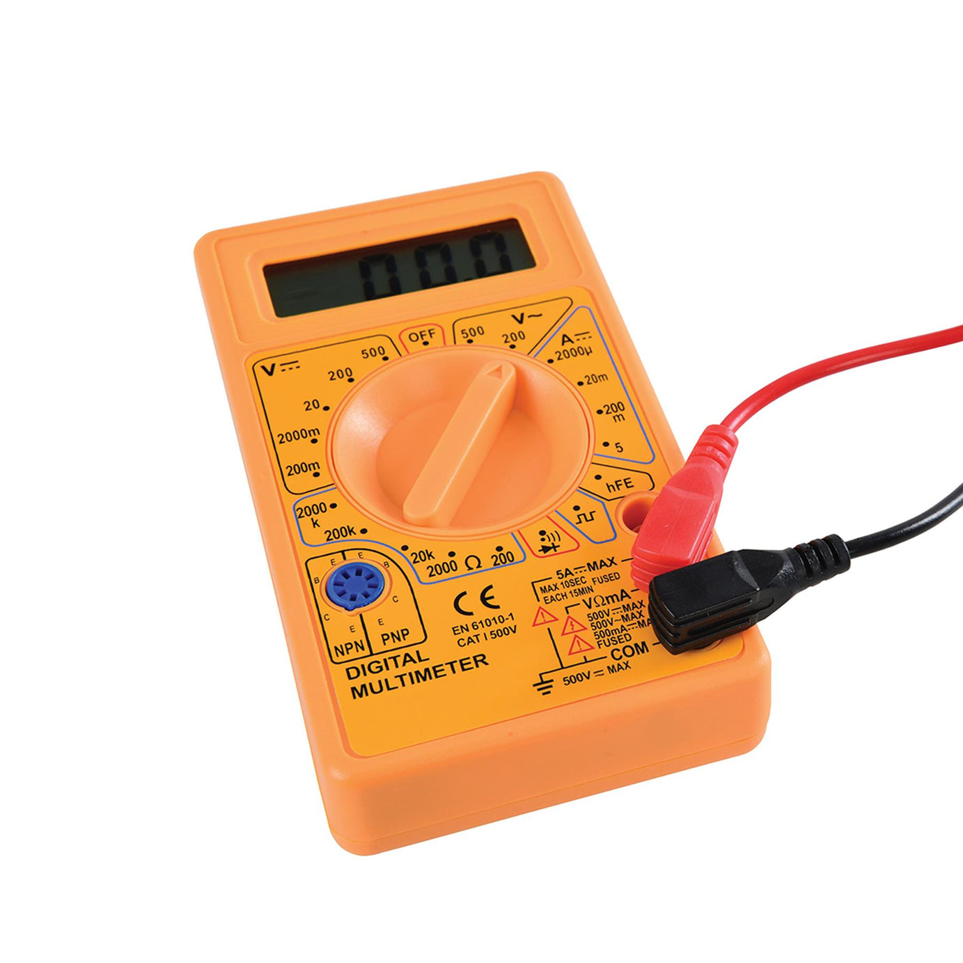 Multimeter Ac & Dc - Electrical Supplied With Test Leads 1