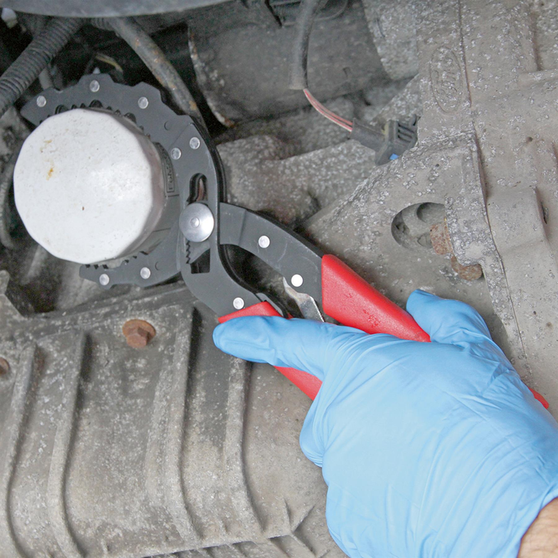 Sealey Oil Filter Pliers - Auto-Adjusting With Non-Slip Handles