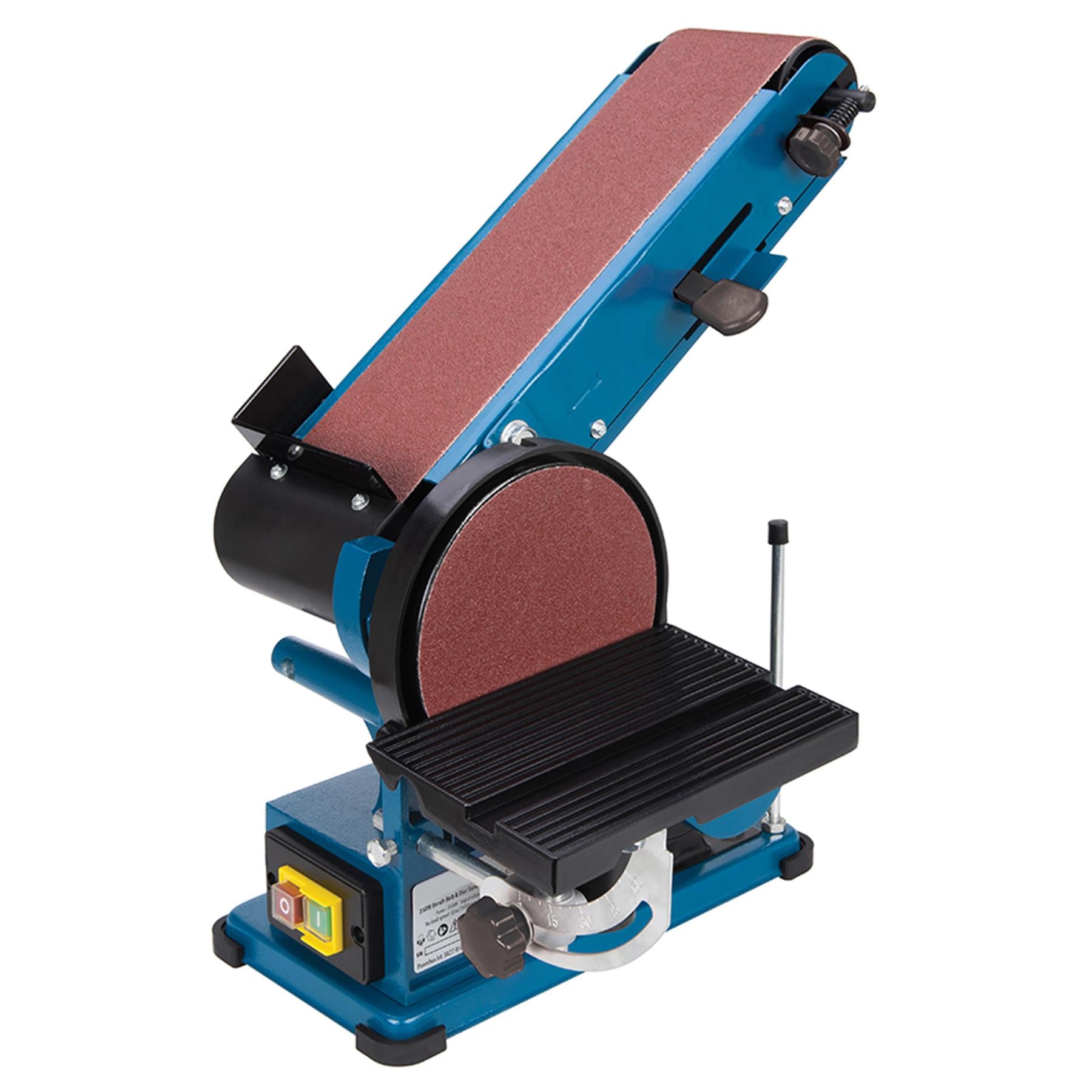 Heavy Duty 350W Bench Belt & Disc Sander 390mm Woodwork Long-Life Motor