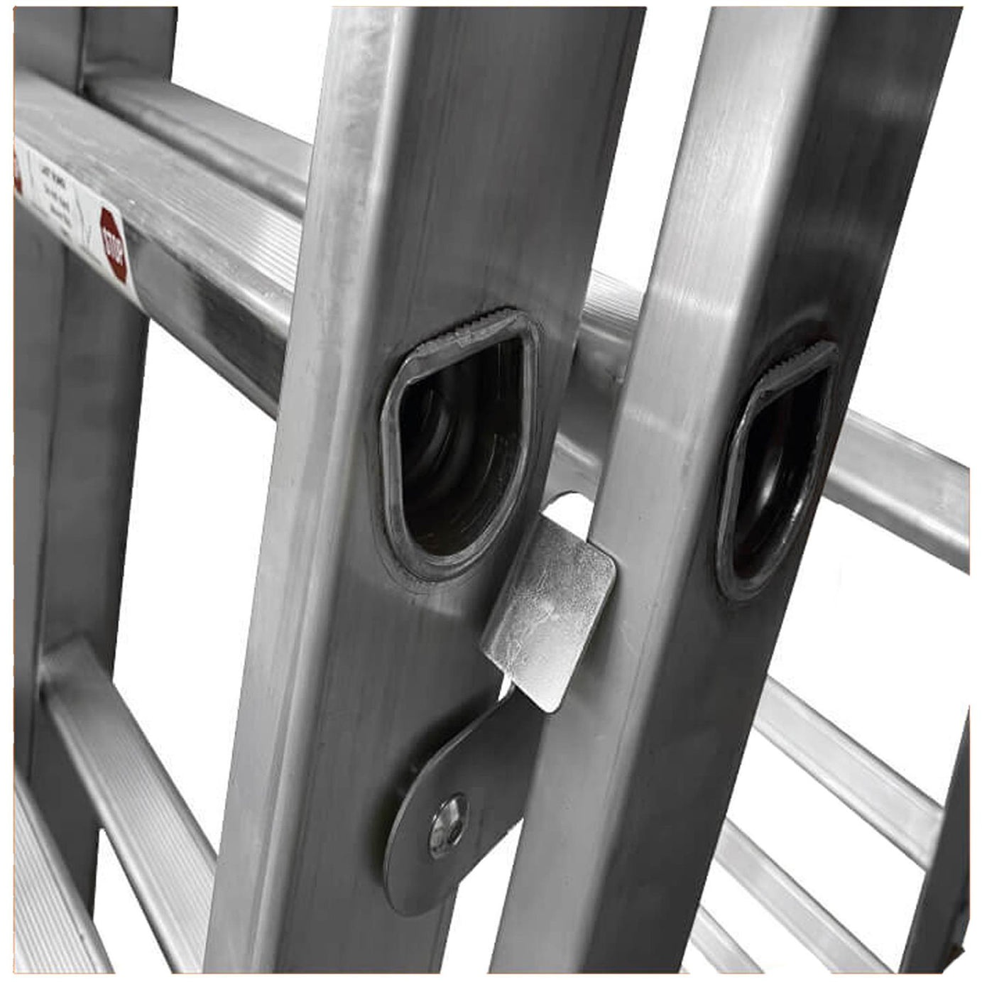 Dapetz PRo 7 Rung Aluminium, Steel Combination Ladder 2m, Triple Section, 150 Kg