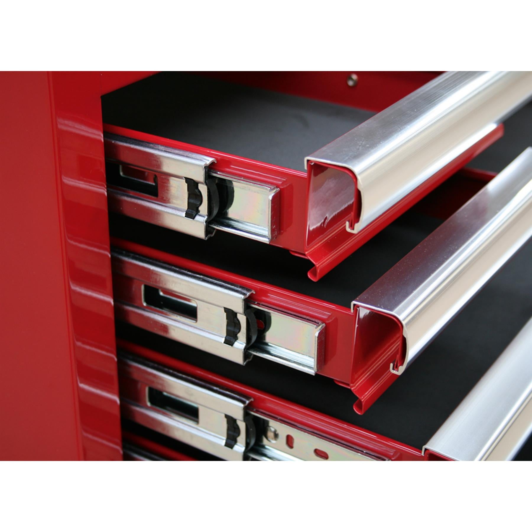 Sealey Topchest 10 Drawer with Ball Bearing Slides Heavy-Duty - Red