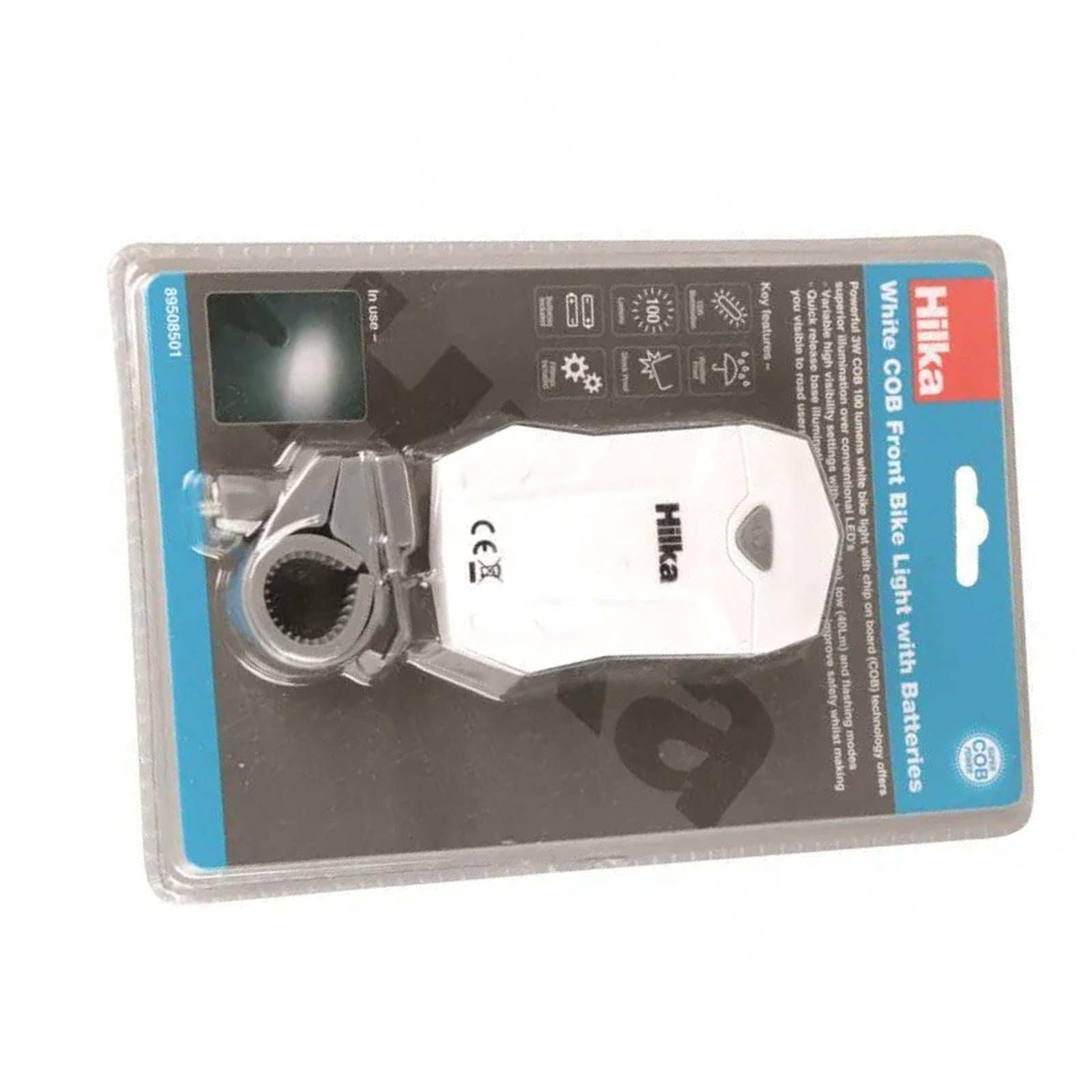 White COB Front Bike Light